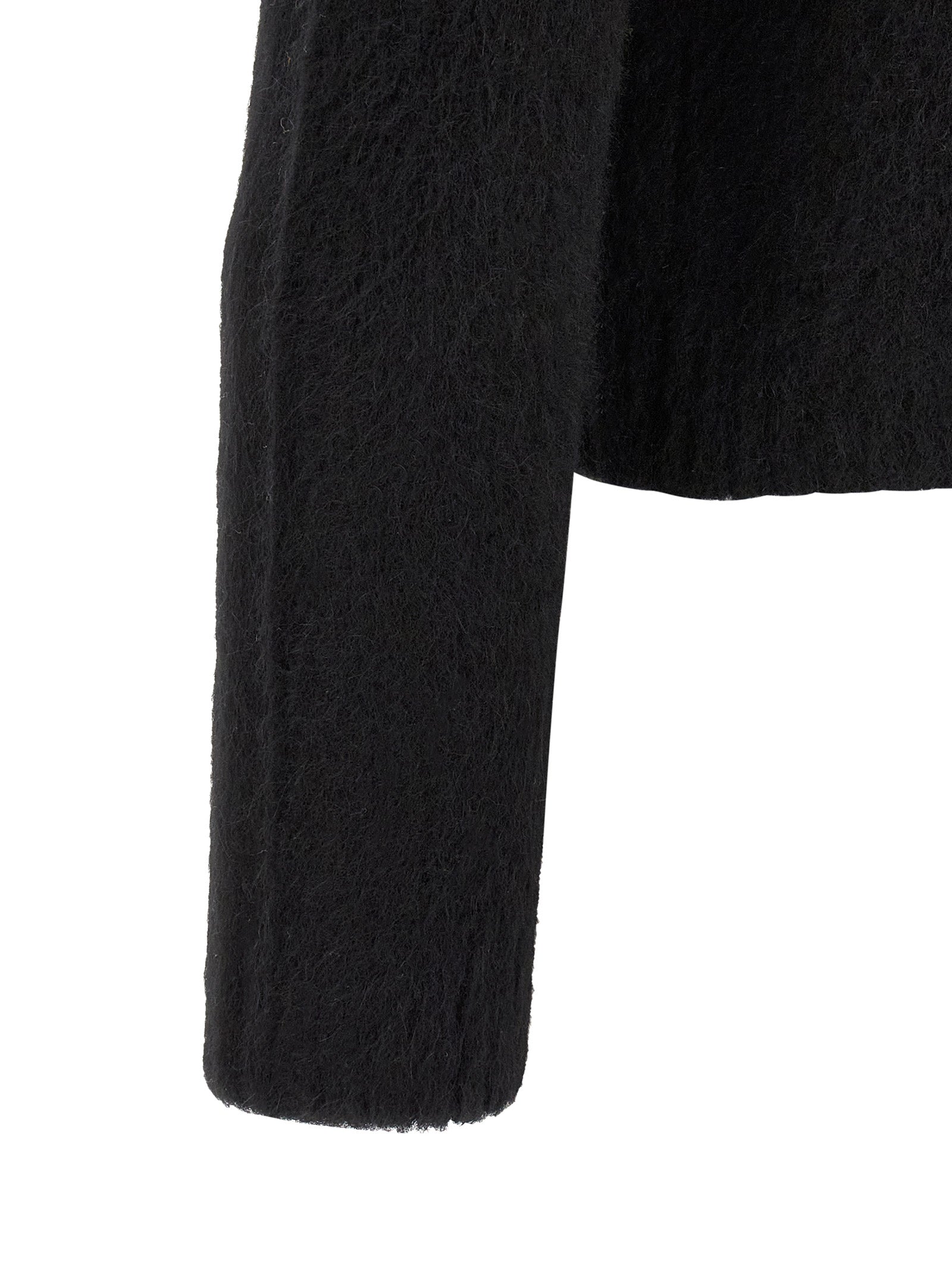 Dries Van Noten Black Wool Cardigan