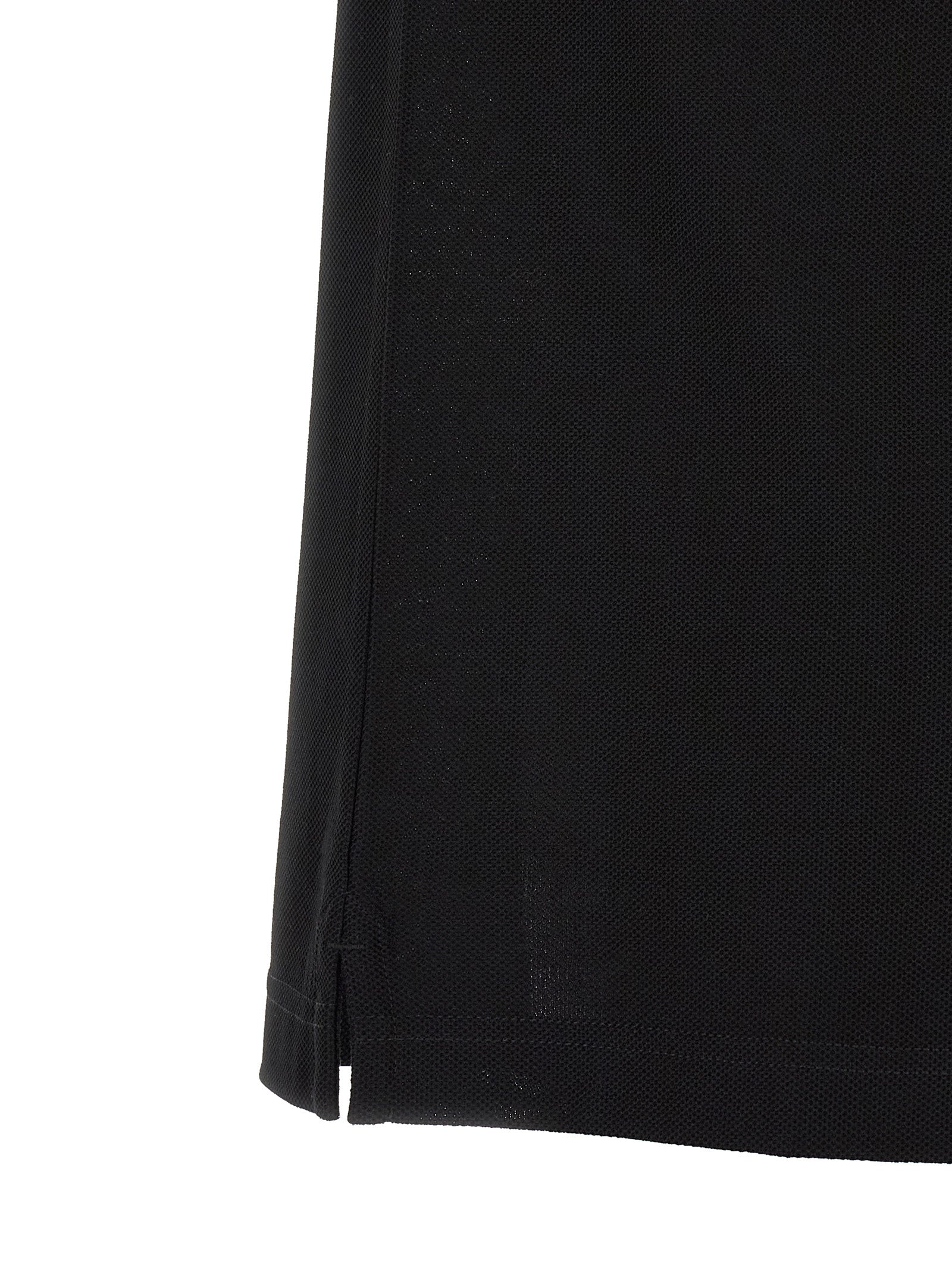 Burberry Black Cotton Polo Shirt