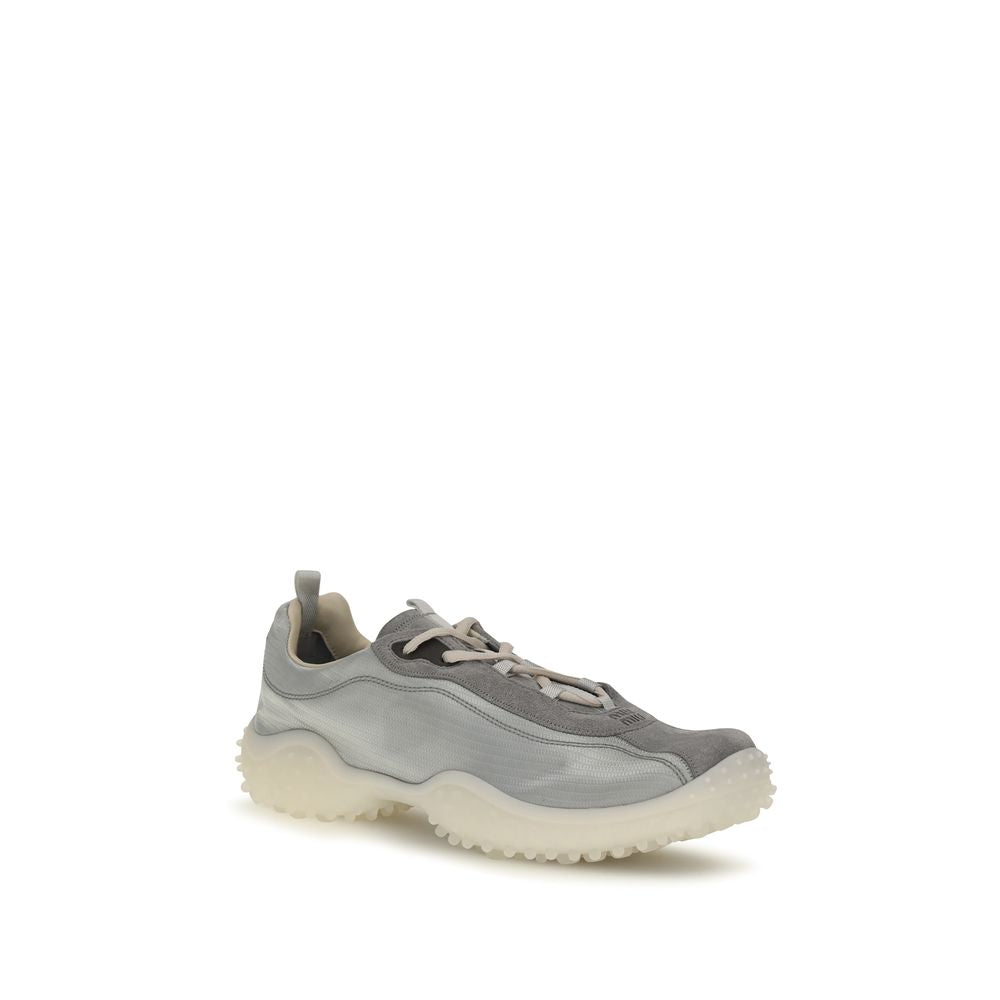 Miu Miu Gray Recycled Polyamide Chunky Sneakers