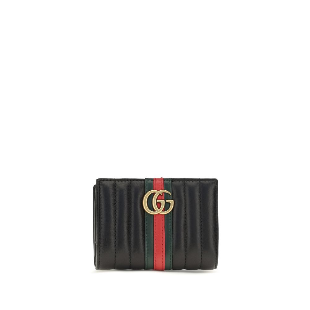 Gucci Black Calf Leather Bos Taurus Wallet