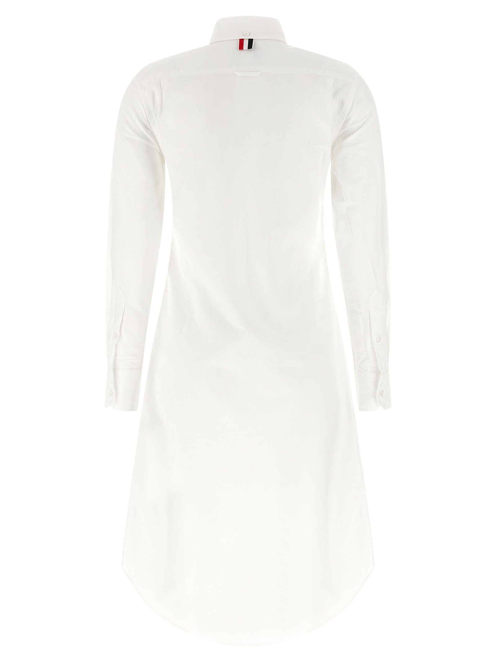 Thom Browne White Cotton Midi Skirt