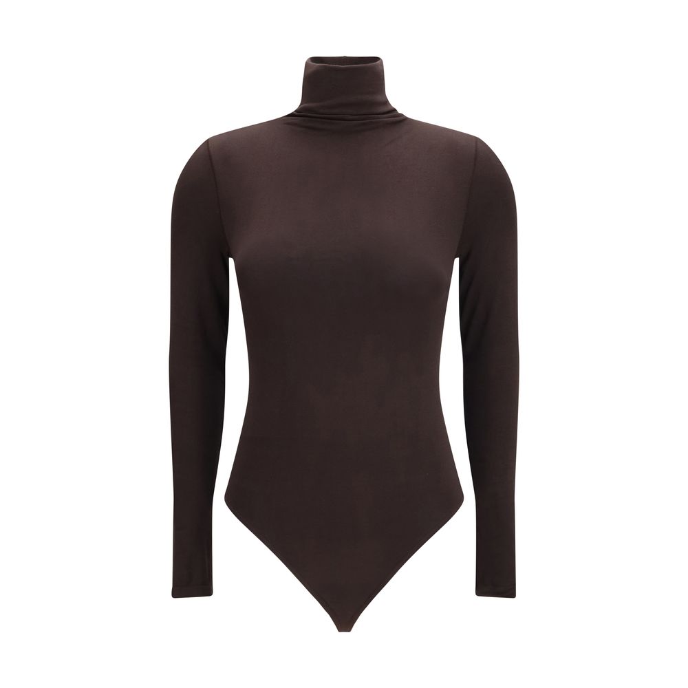 Wolford Brown Cotton Bodysuit