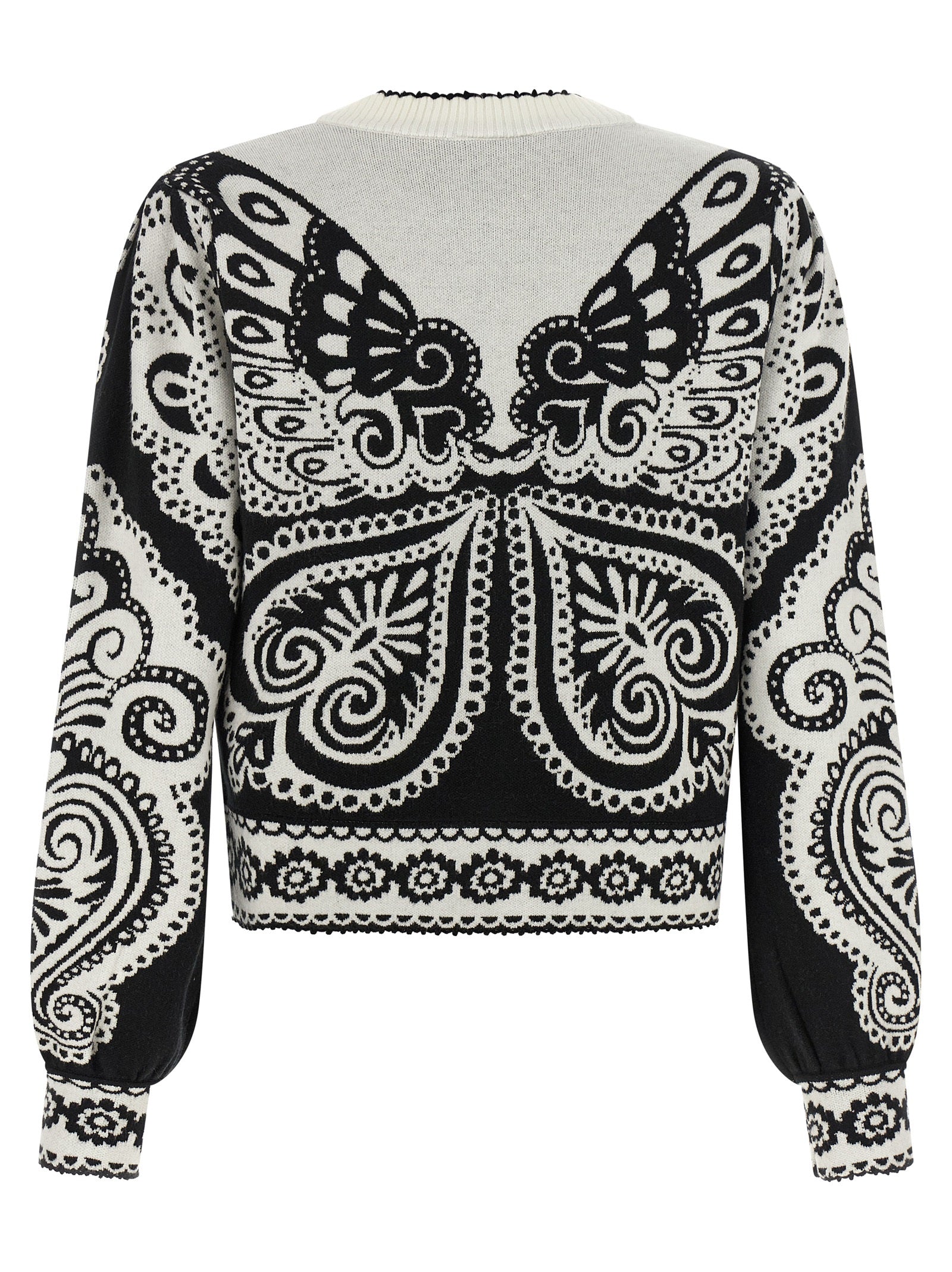 FARM RIO Bicolor Polyester Cardigan