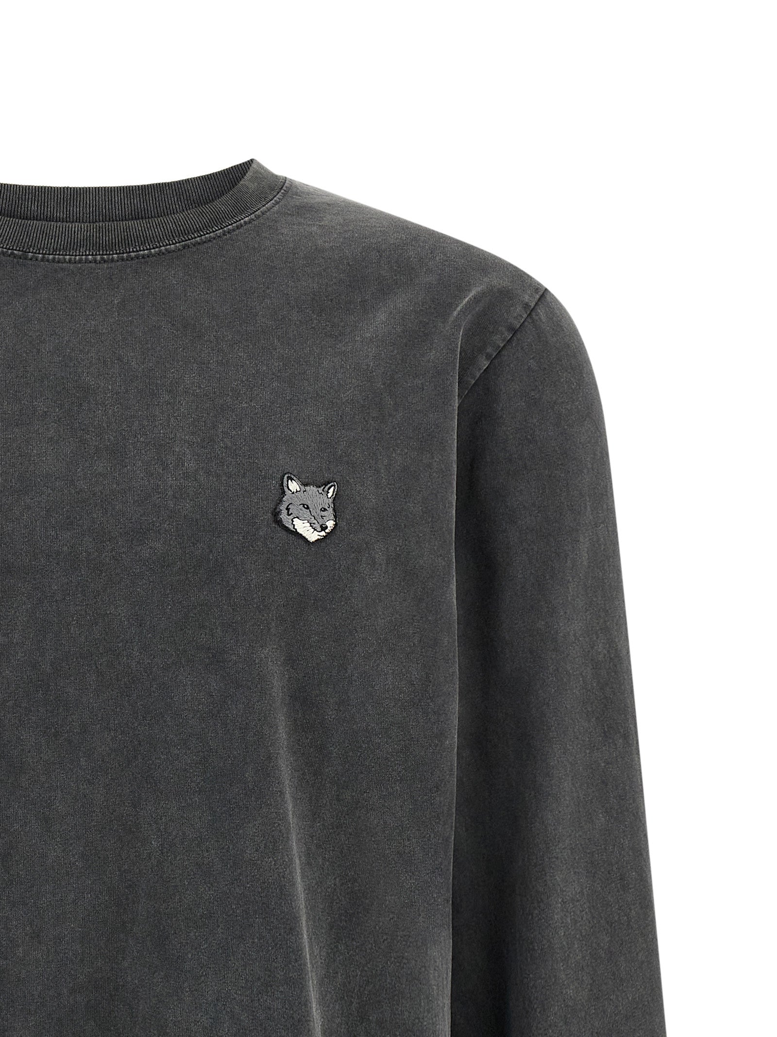 Maison Kitsuné Black Organic Cotton T-Shirt