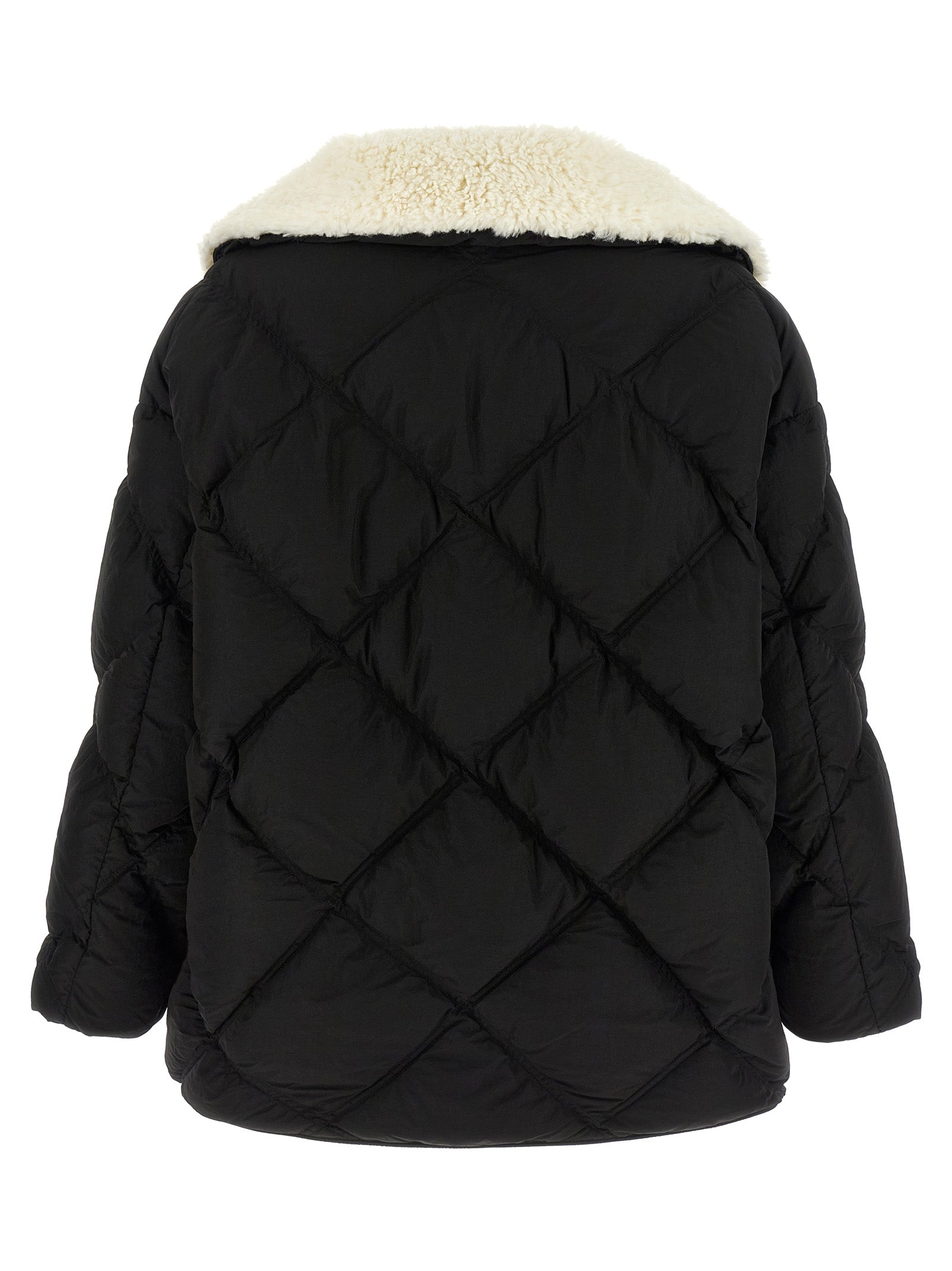 IENKI IENKI Black Nylon Full-Length Jacket