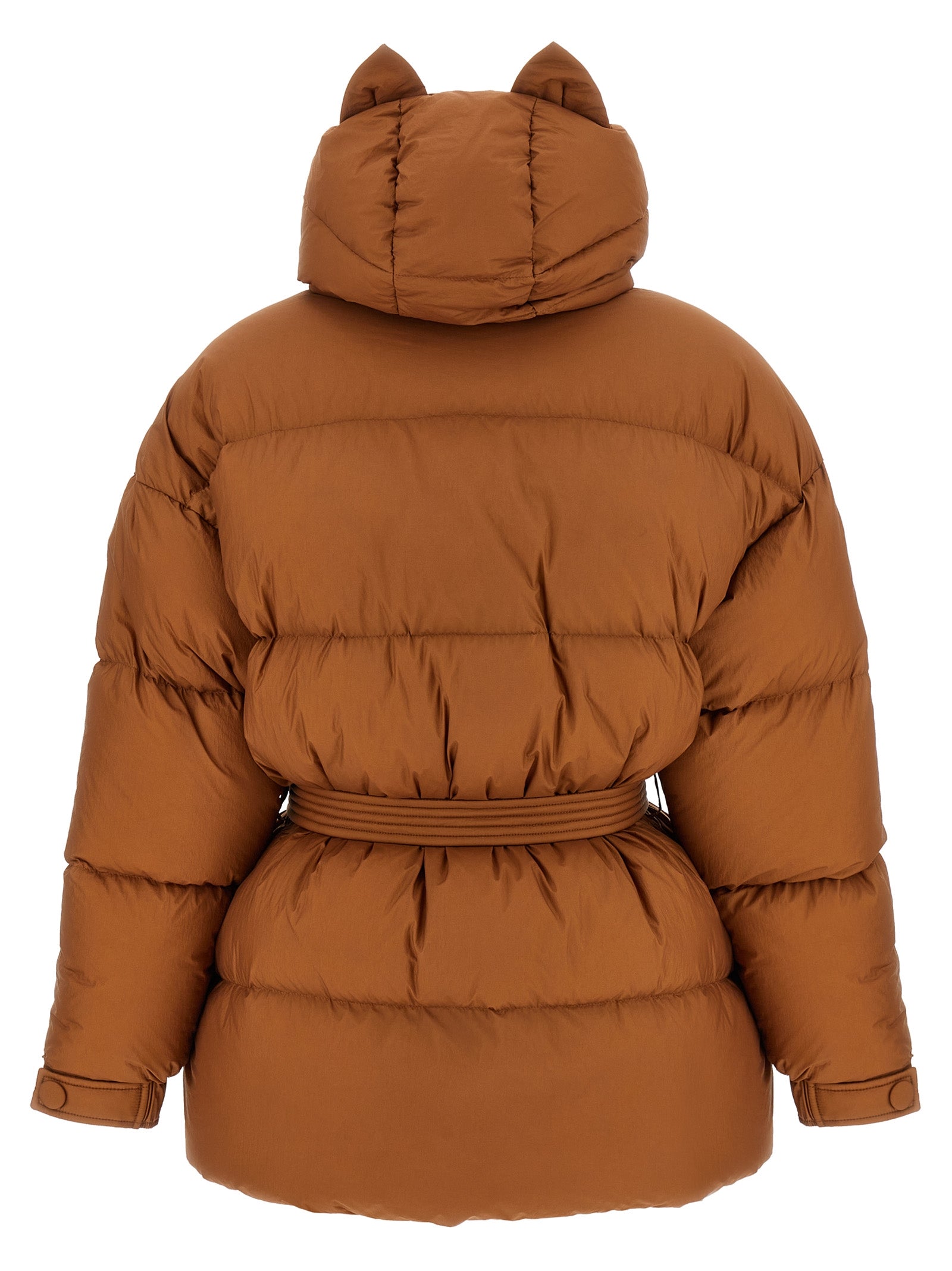 IENKI IENKI Brown Nylon Full-Length Jacket