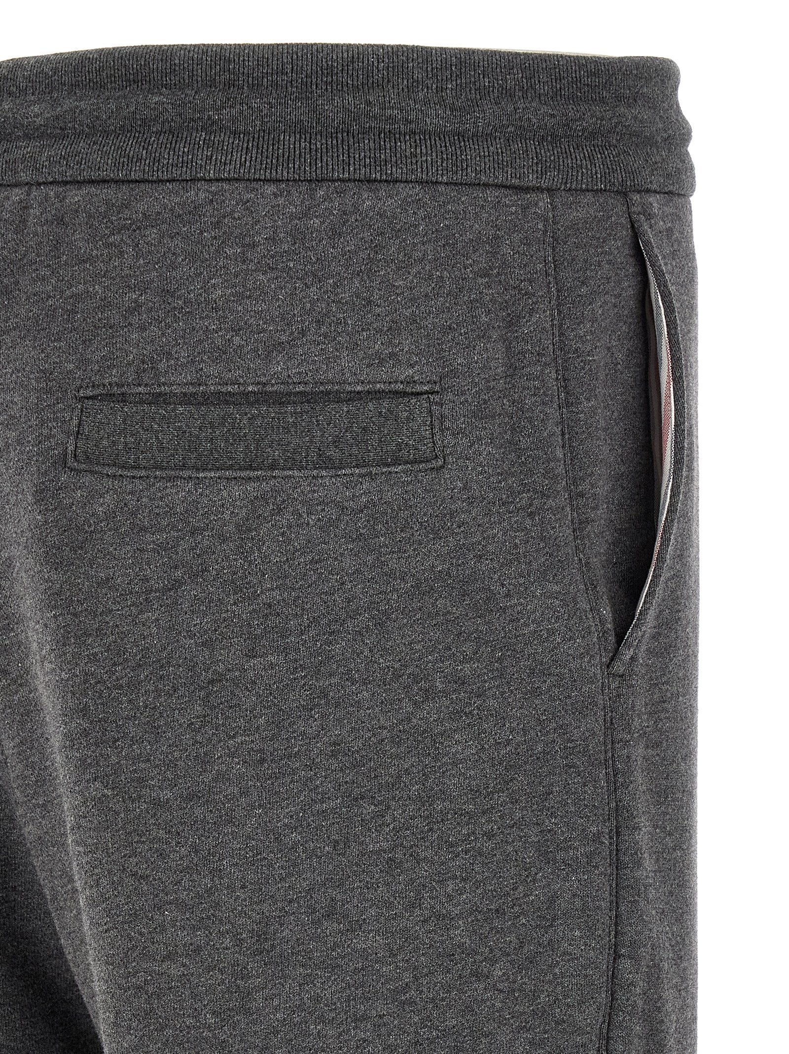 Thom Browne Gray Cotton Joggers (Workout Pants)