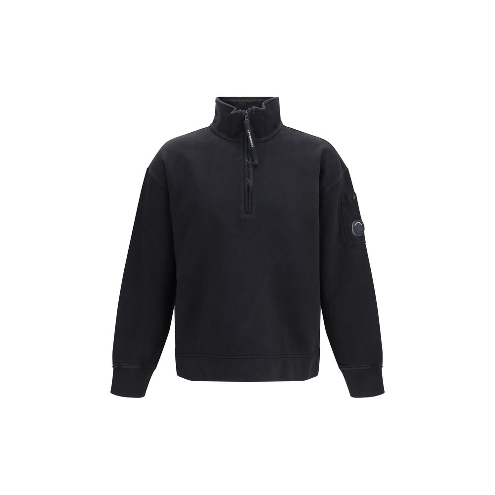 C.P. Company Black Cotton Sweatshirt