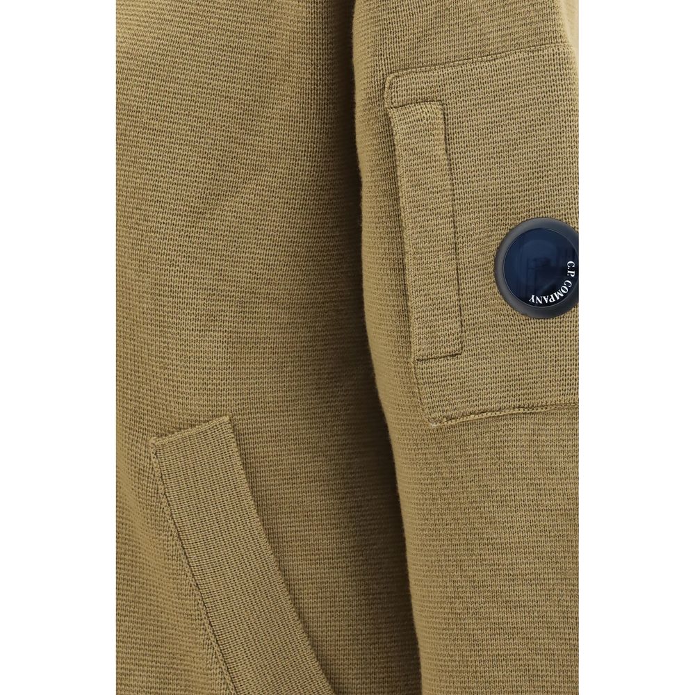 C.P. Company Beige Wool Oves Aries Shell Jacket