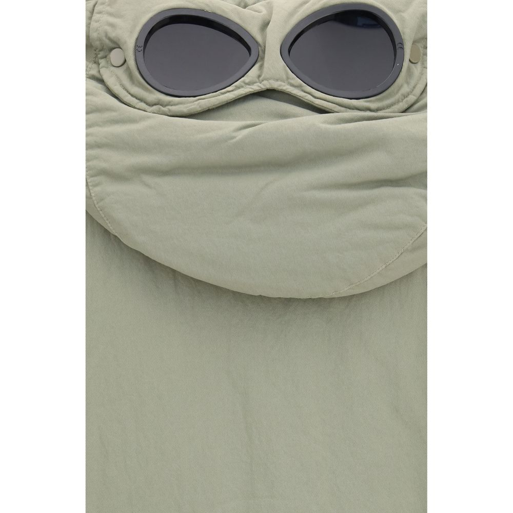 C.P. Company Gray Polyamide Full-Length Jacket