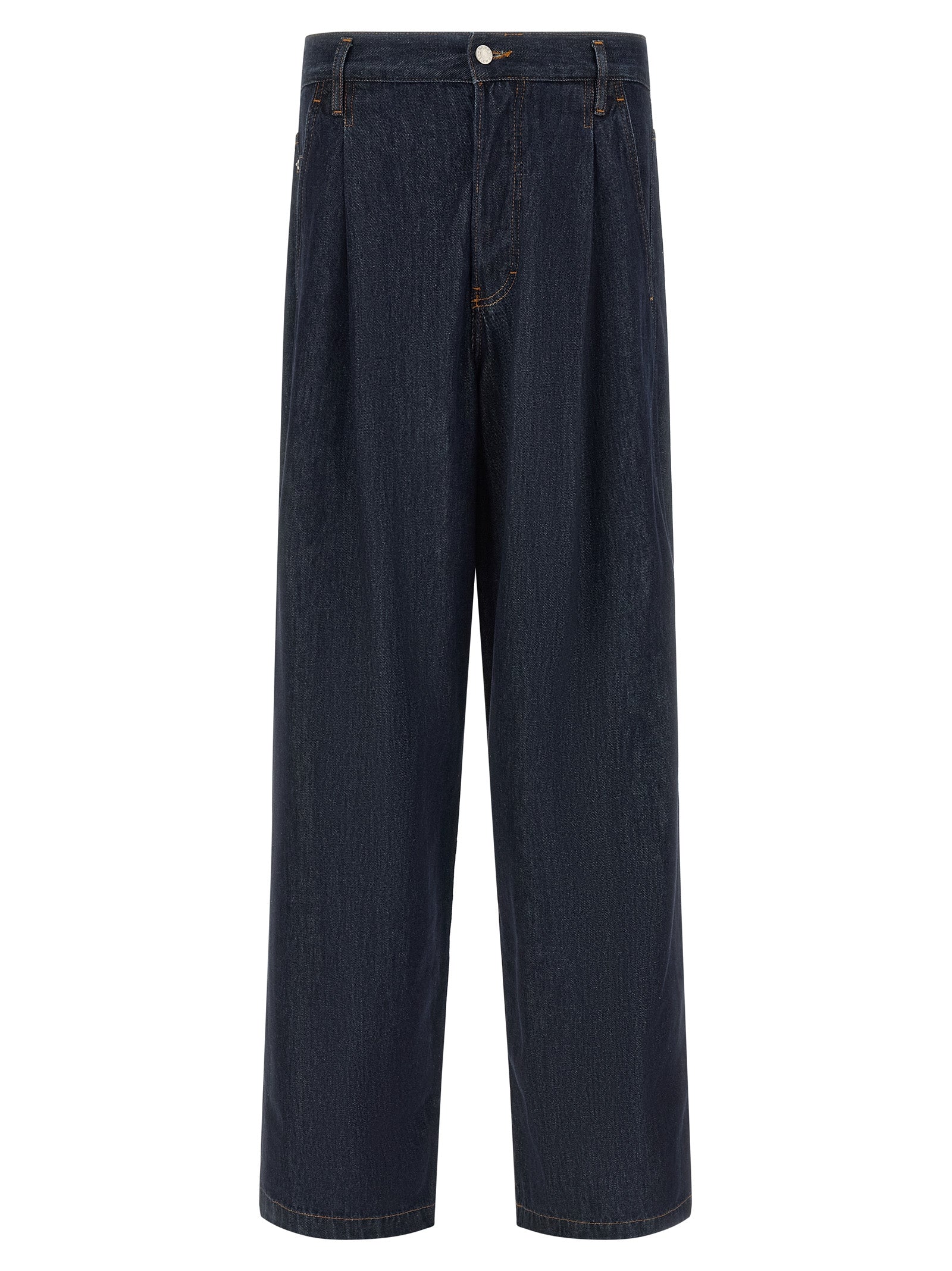 Dries Van Noten Blue Cotton Jeans Denim