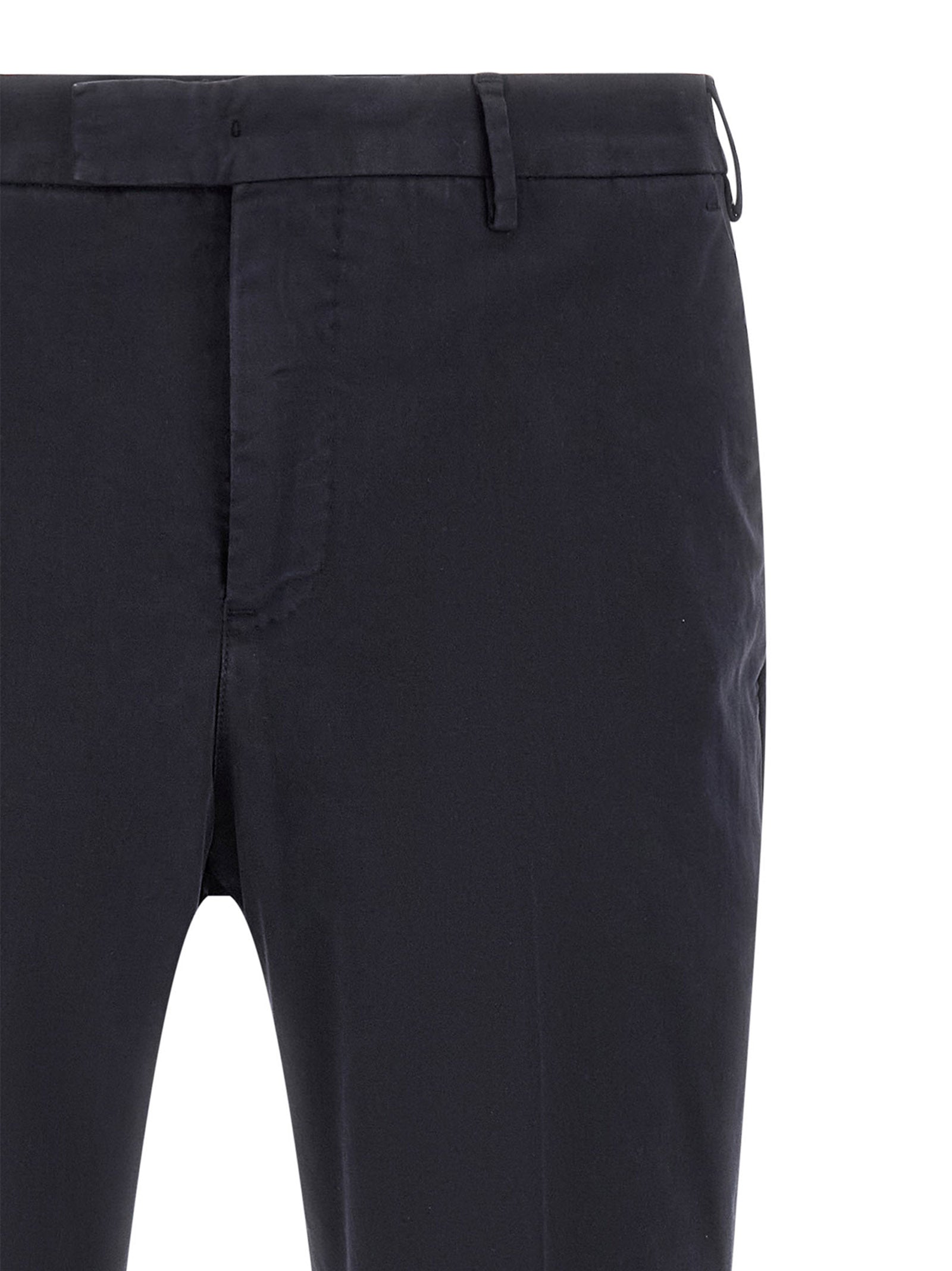 PT Torino Blue Cotton Casual Pants