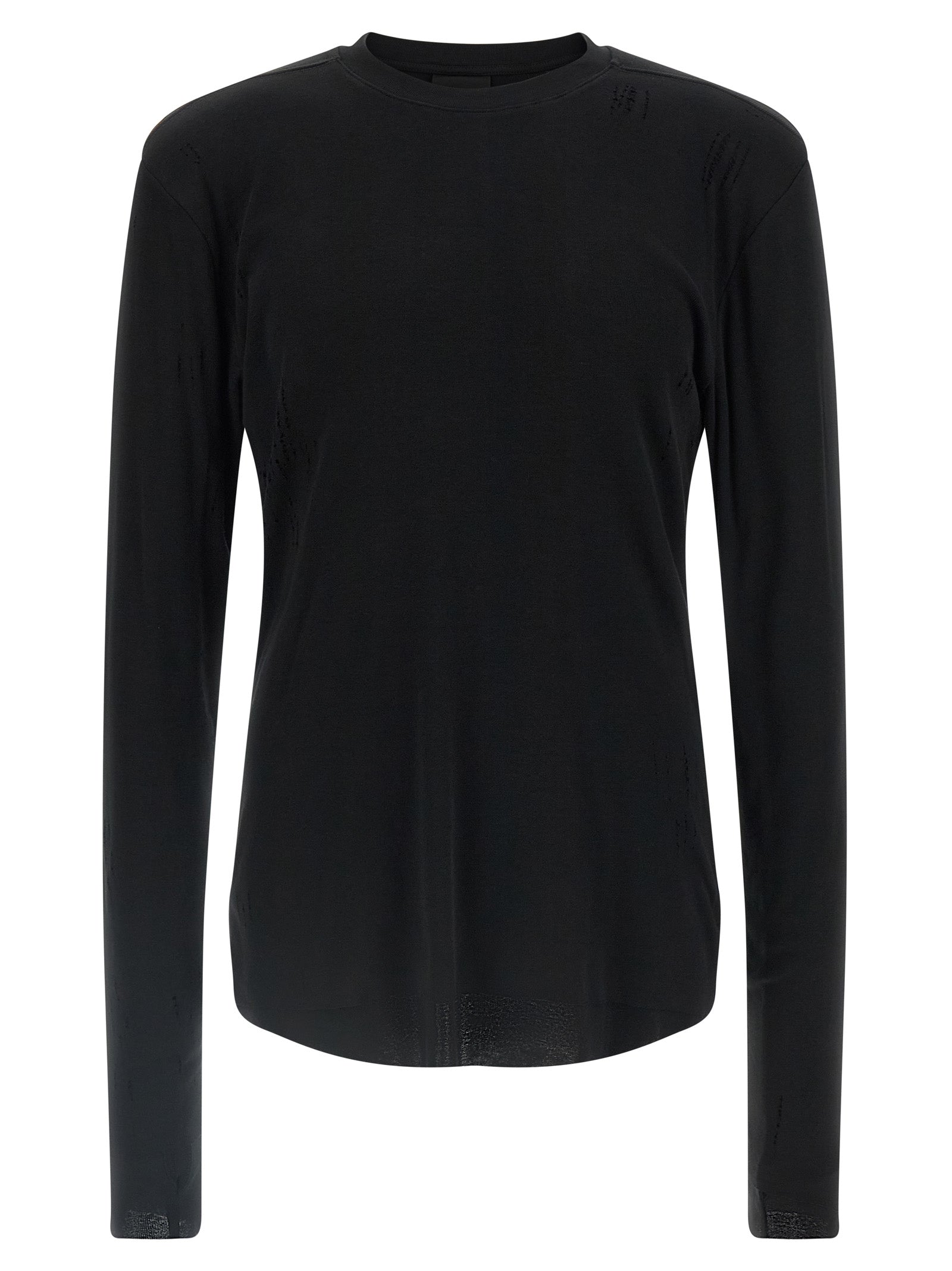 Thom Krom Black Cotton T-Shirt