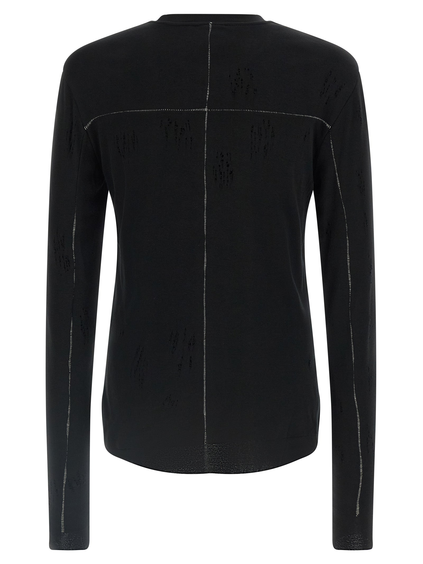 Thom Krom Black Cotton T-Shirt