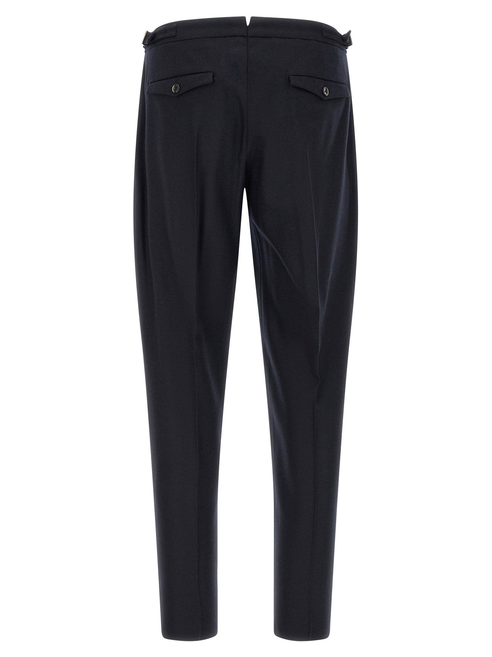 PT Torino Black Virgin Wool Dress Pants