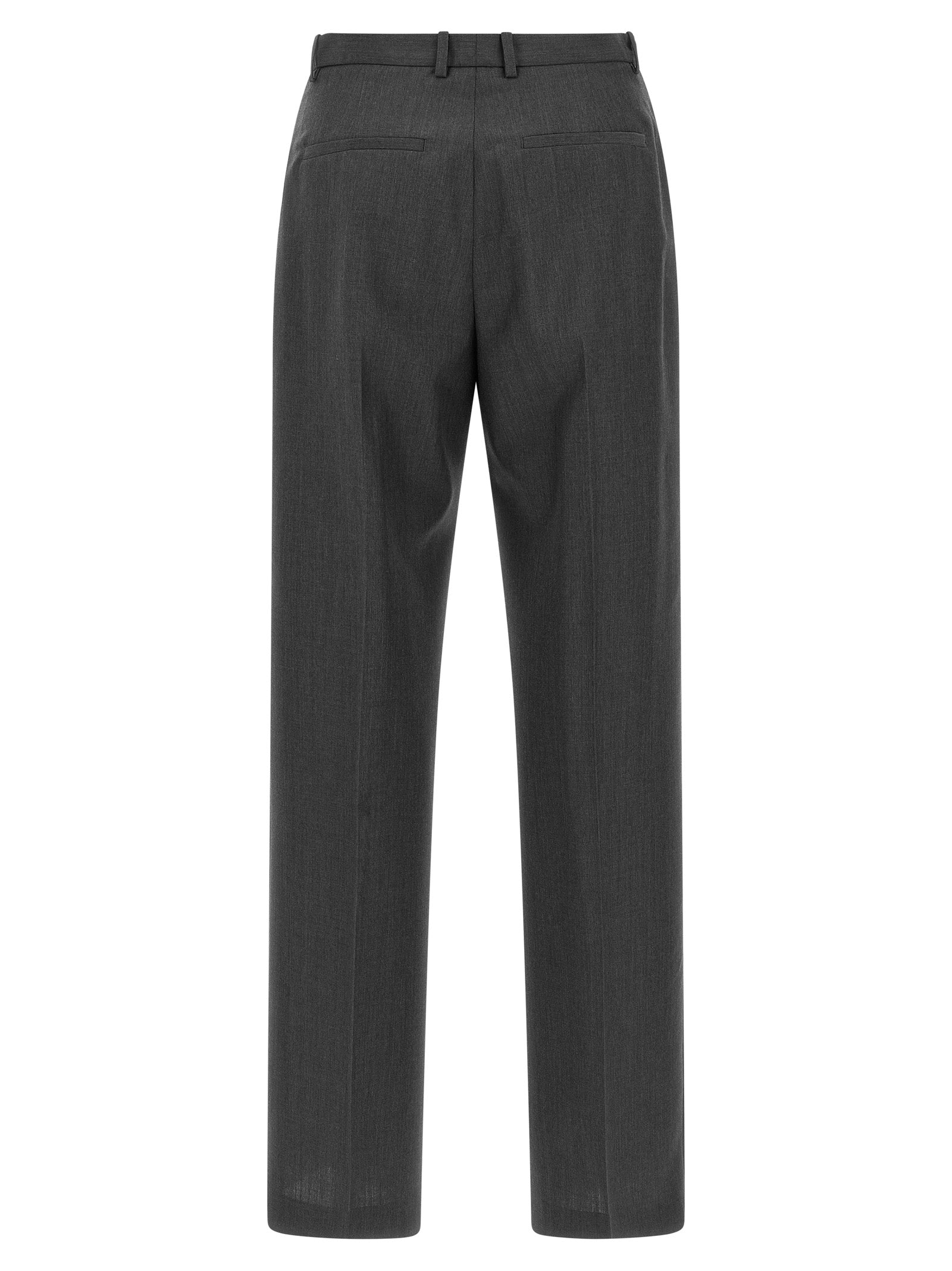 Jil Sander Gray Wool Dress Pants