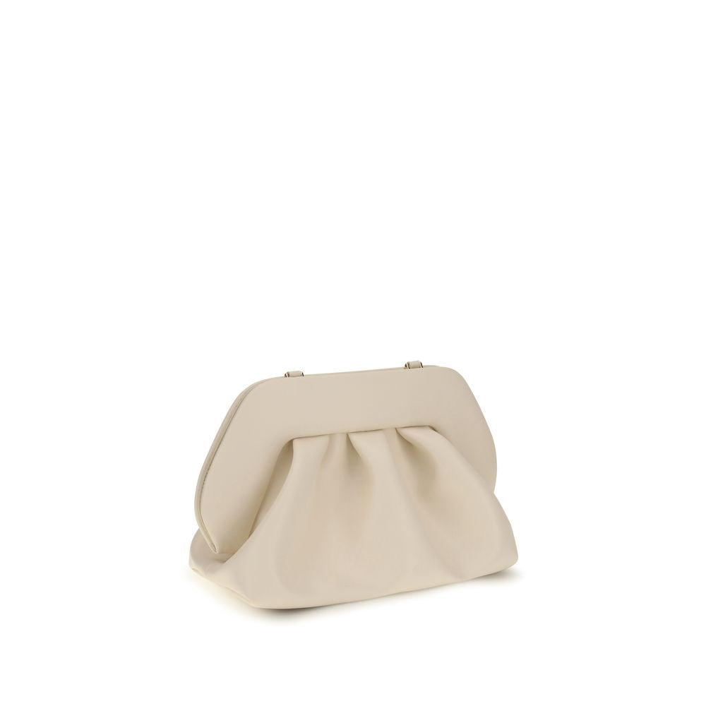 THEMOIRè Beige Polyethylene Clutch Bag