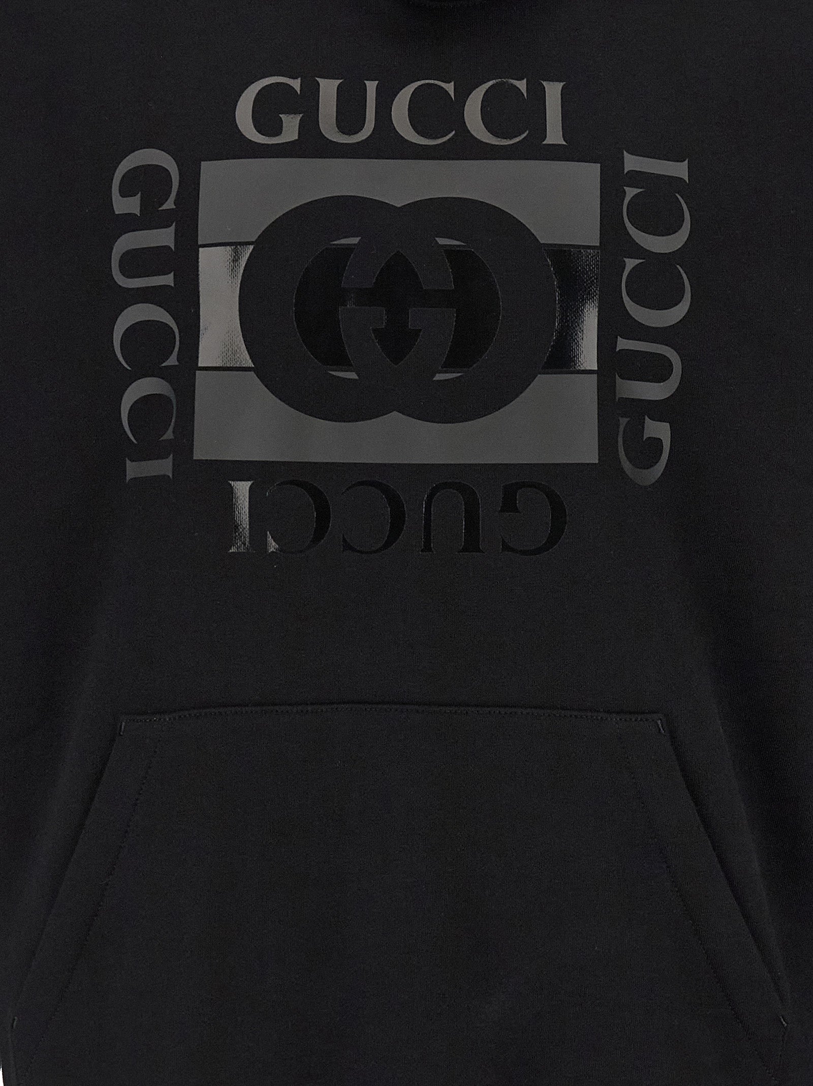 Gucci Black Cotton Sweatshirt