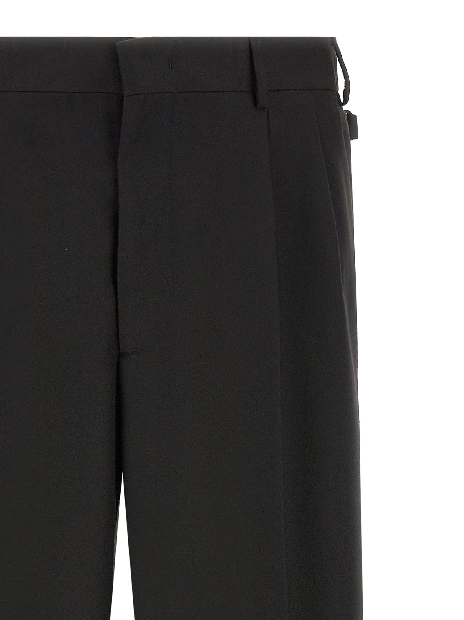 CELLAR DOOR Black Polyester Casual Pants