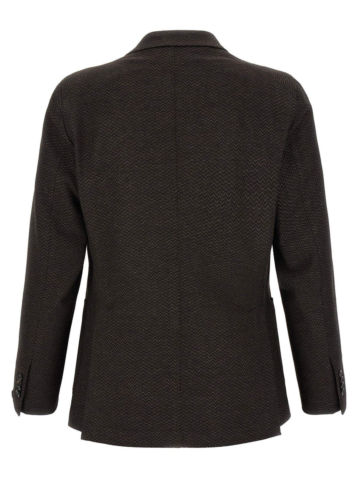 Tagliatore Brown Virgin Wool Blazer