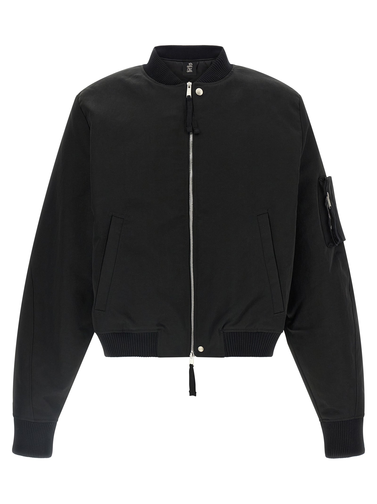 Thom Krom Black Recycled Polyamide Bomber
