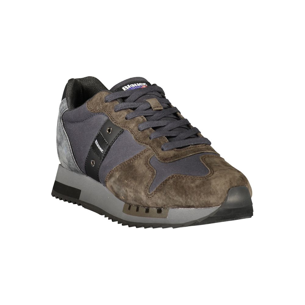 Blauer Gray Polyester Athletic Sneakers