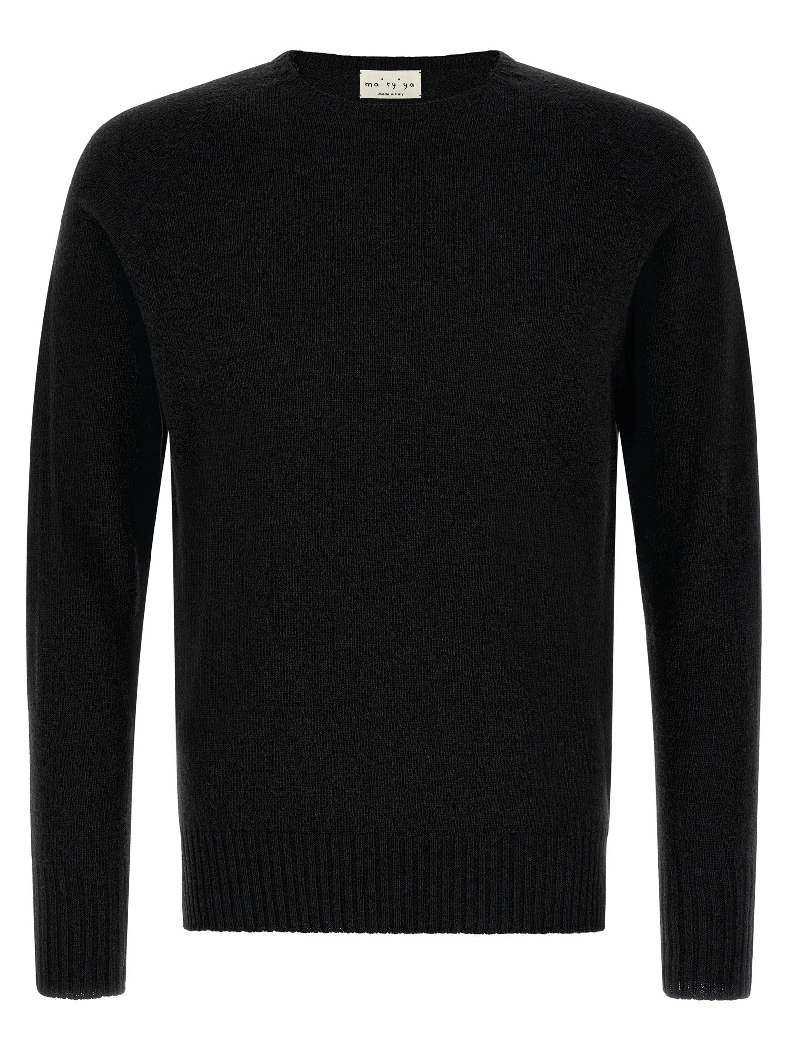 MA'RY'YA Black Cashmere Cardigan