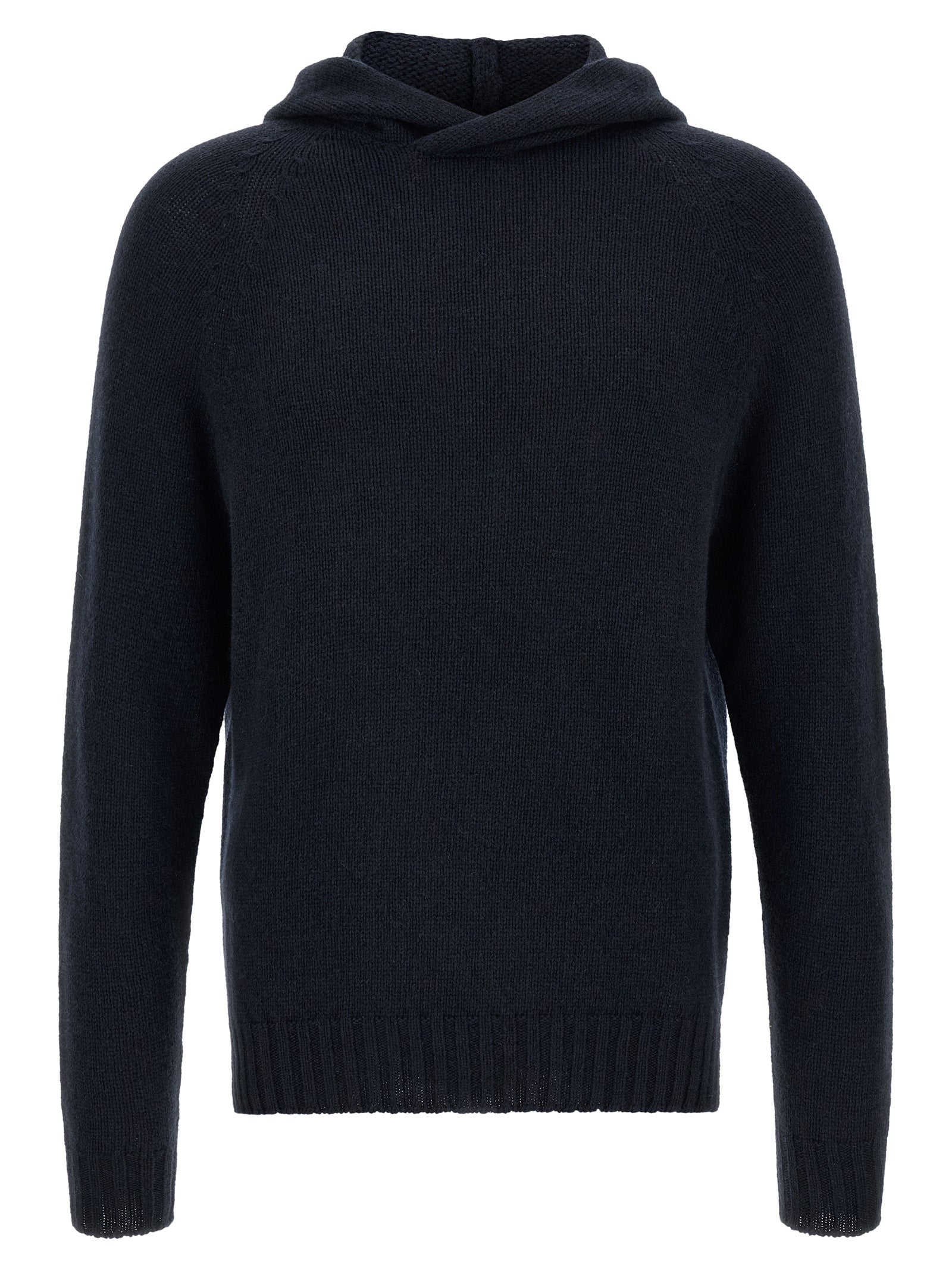 MA'RY'YA Blue Cashmere Cardigan