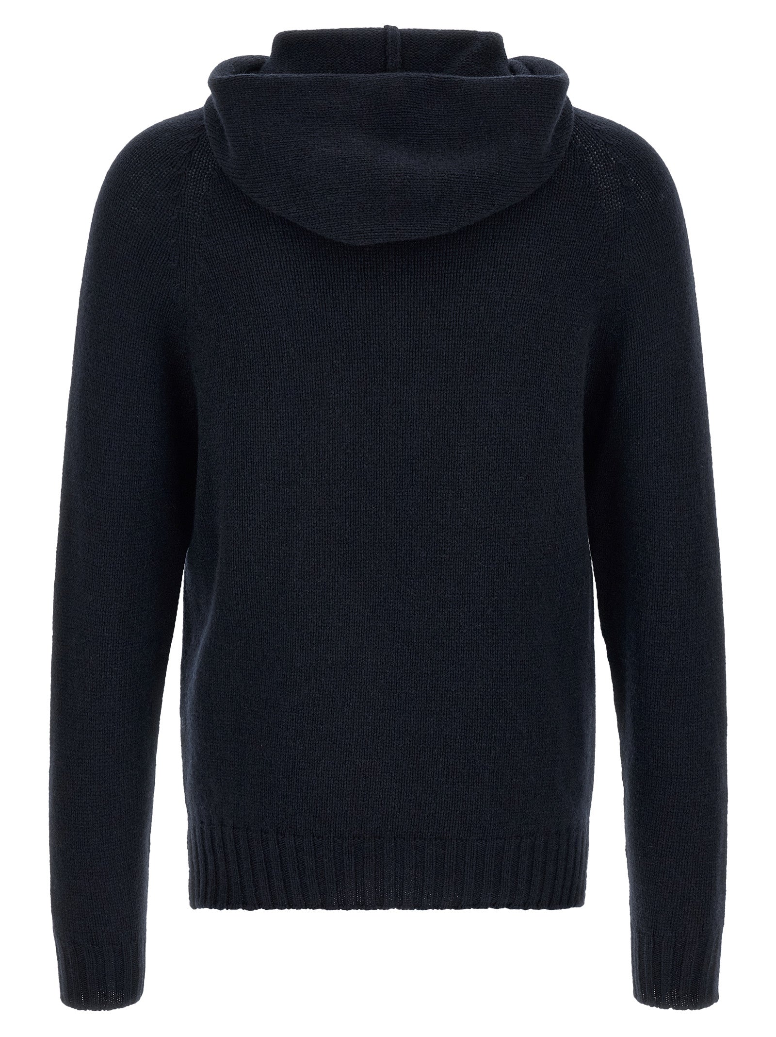 MA'RY'YA Blue Cashmere Cardigan