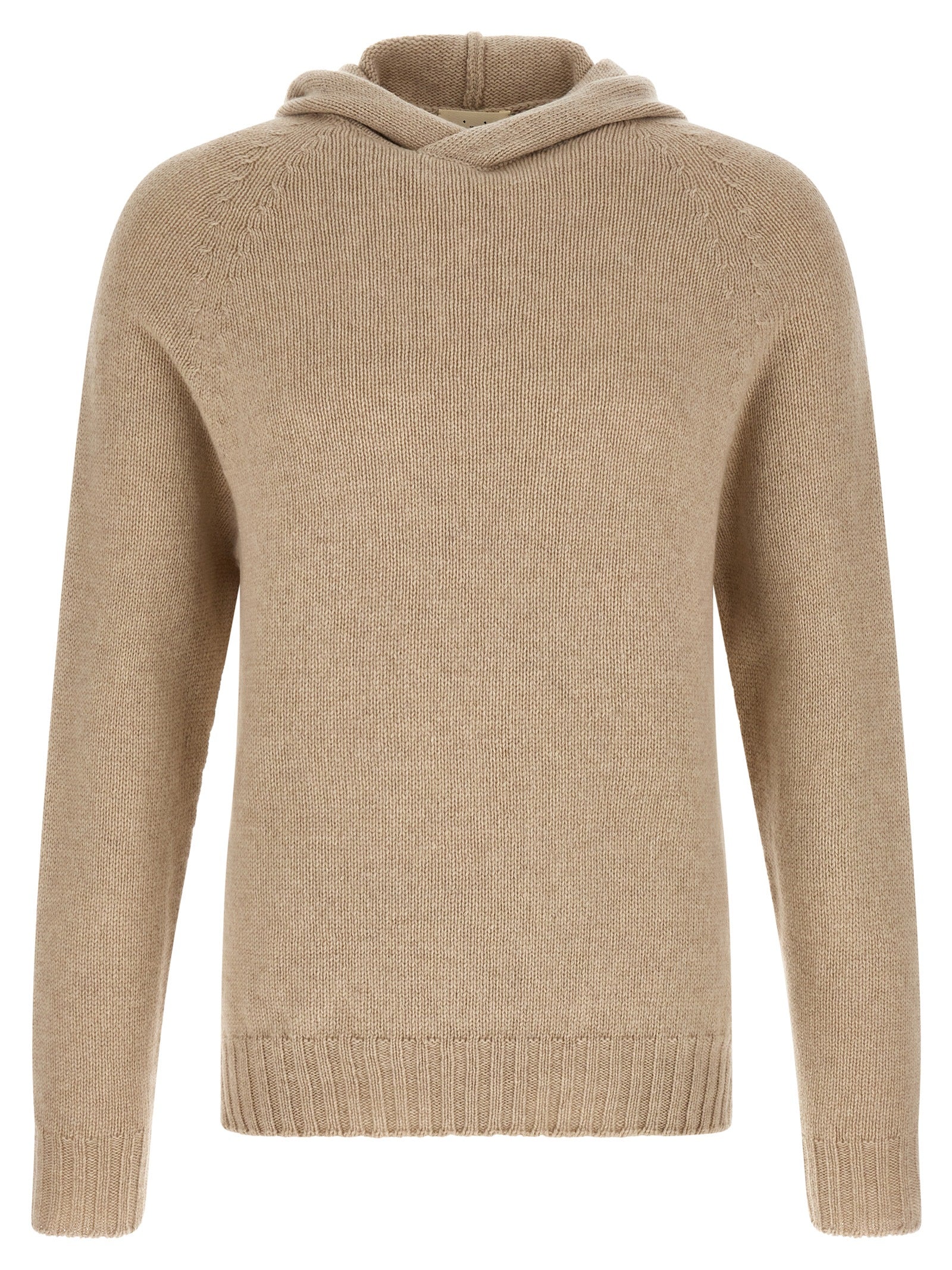 MA'RY'YA Beige Cashmere Cardigan