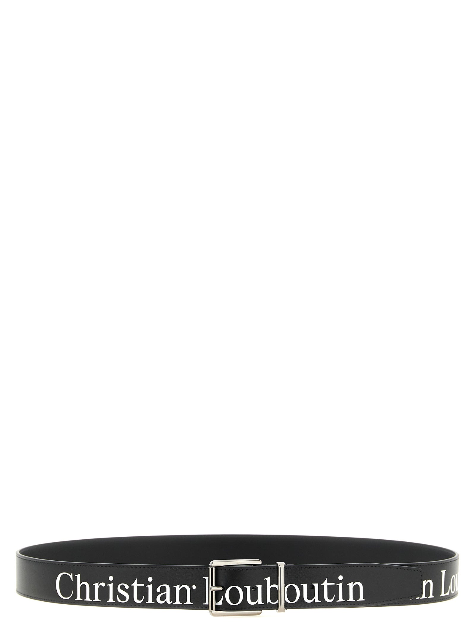 Christian Louboutin Black Calfskin Regular Belt