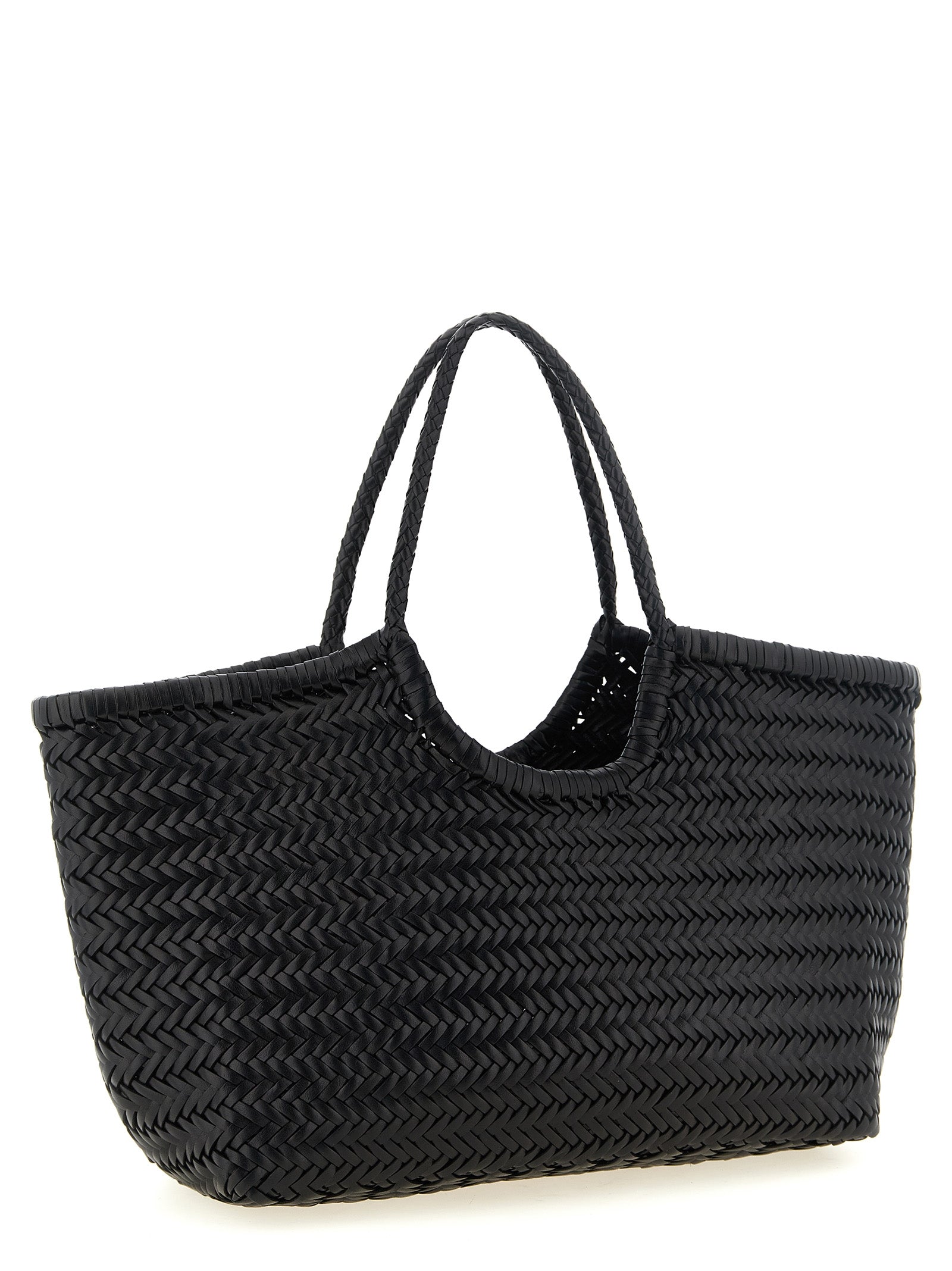 Dragon Diffusion Black Cowhide Shoulder Bag