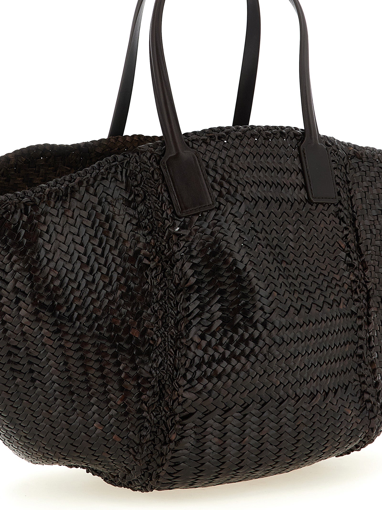 Dragon Diffusion Brown Calfskin Tote Bag