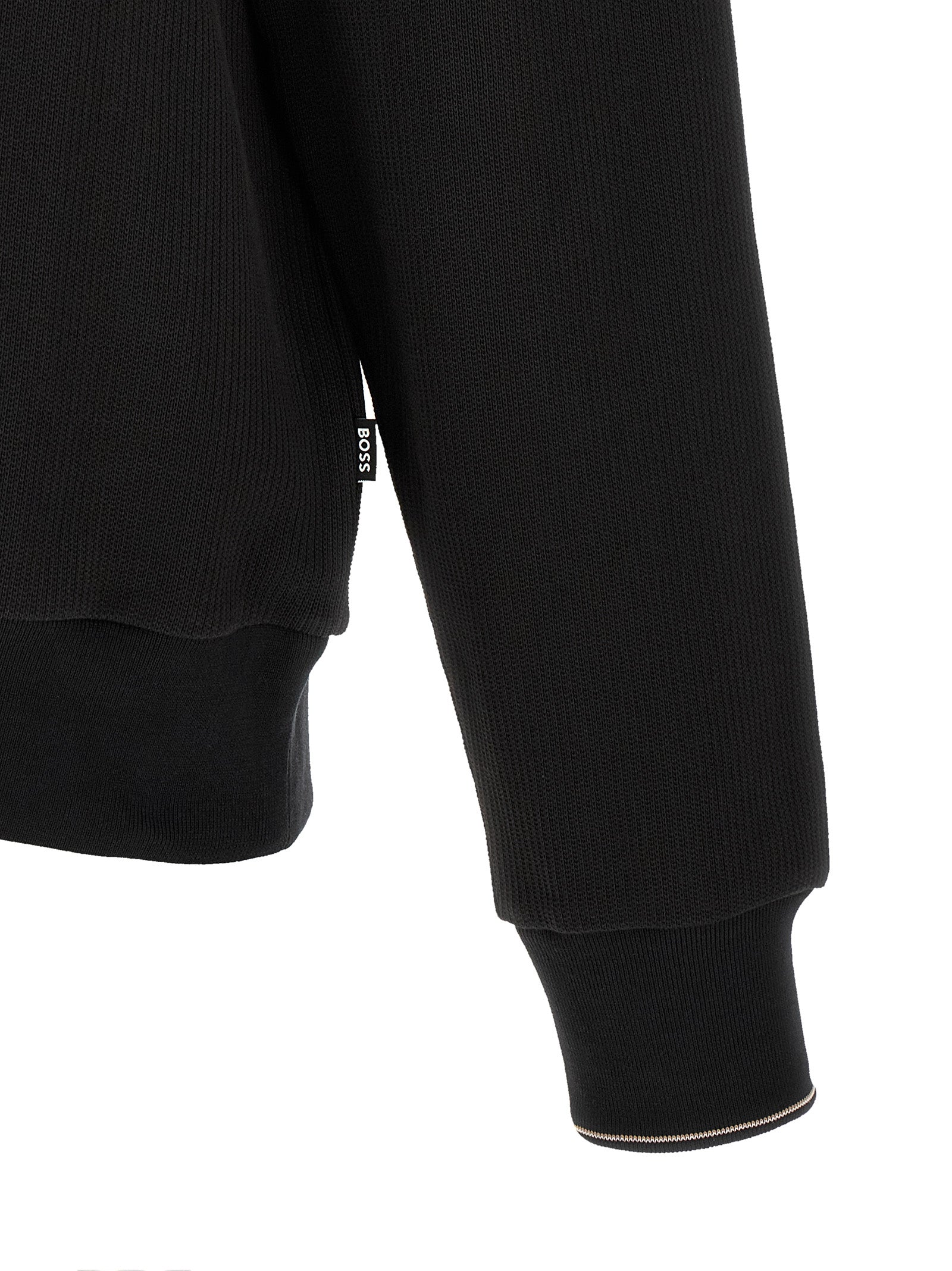 Hugo Boss Black Cotton Sweatshirt