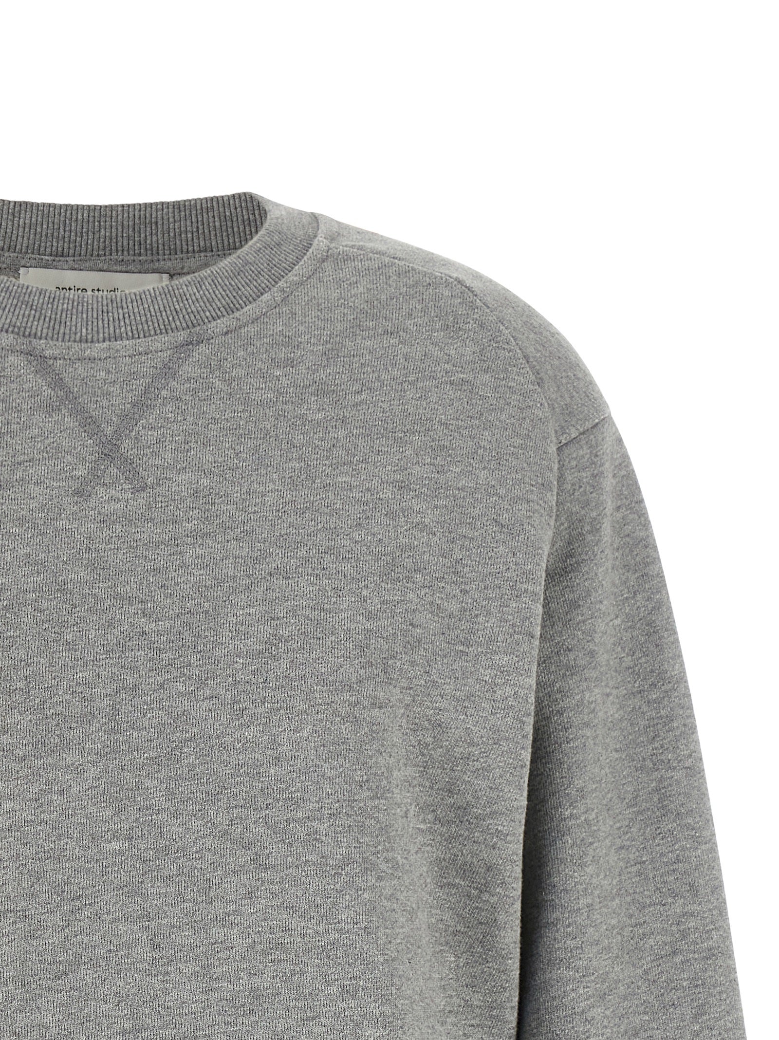 Entire Studios Gray Cotton Sweatshirt