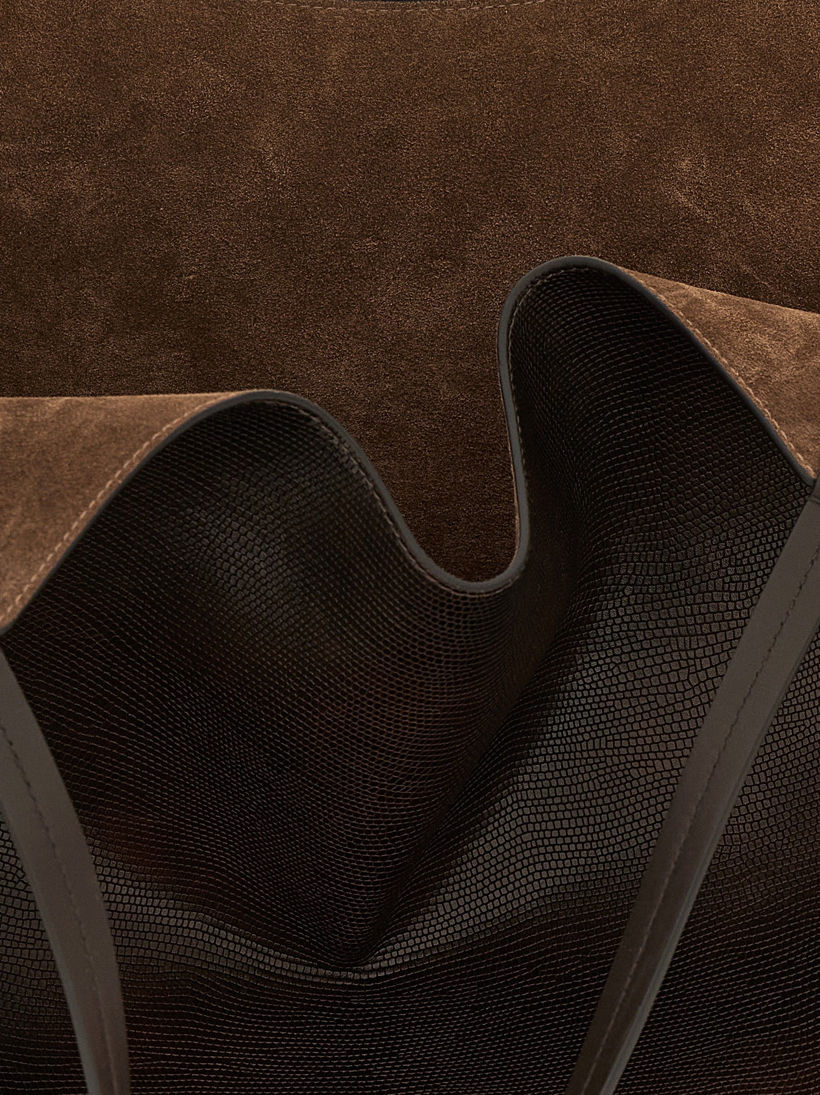 Brunello Cucinelli Brown Calfskin Tote Bag