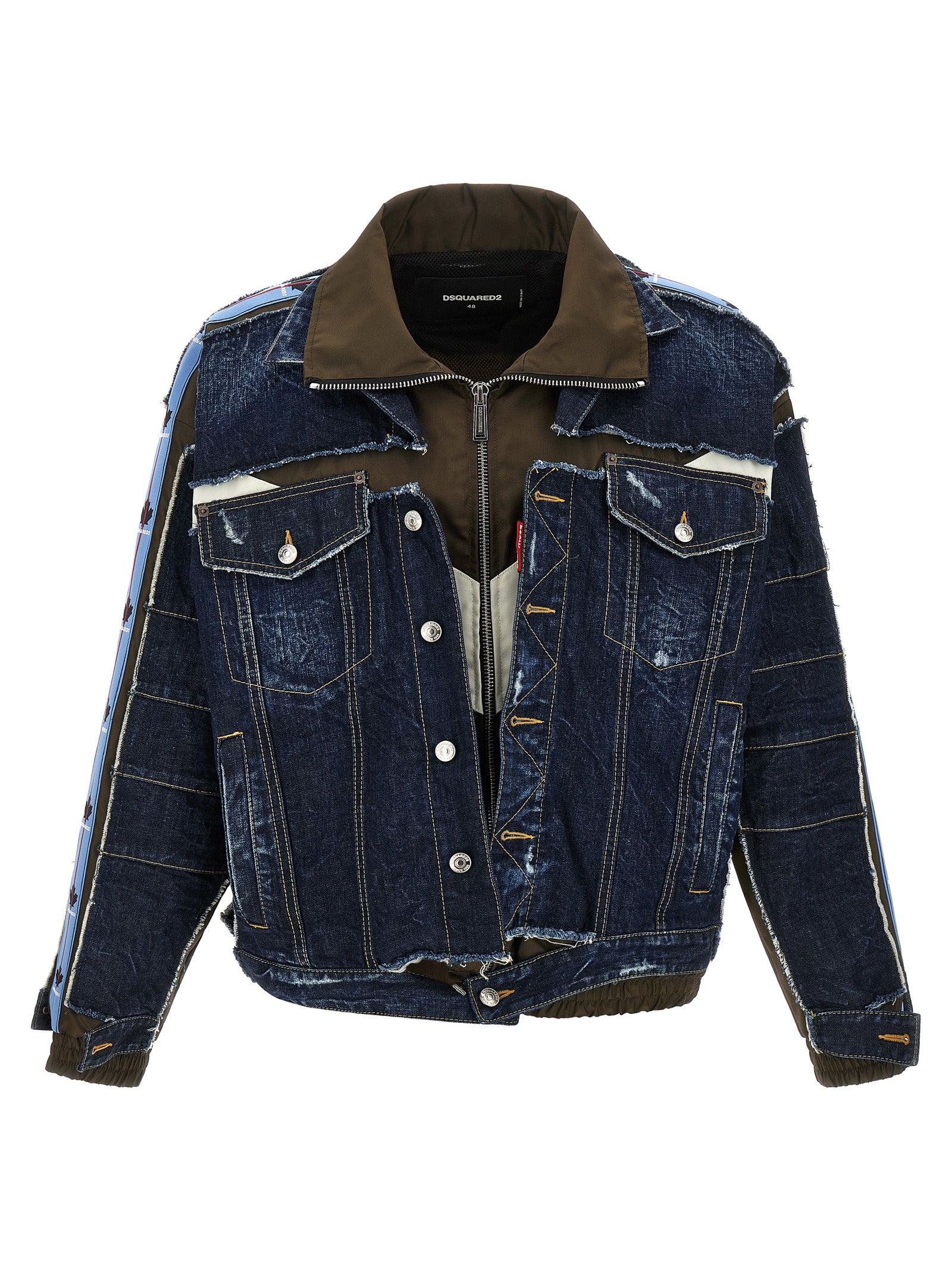 Dsquared² Blue Cotton Denim Jacket