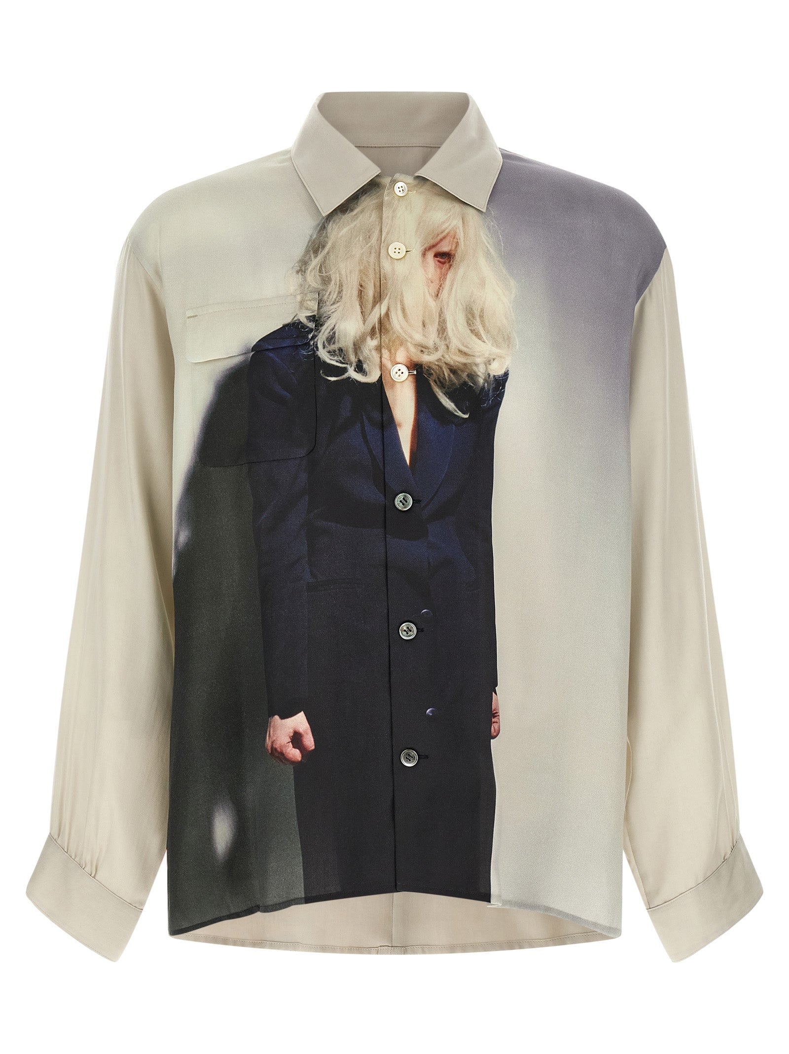 Undercover Beige Rayon Blouse