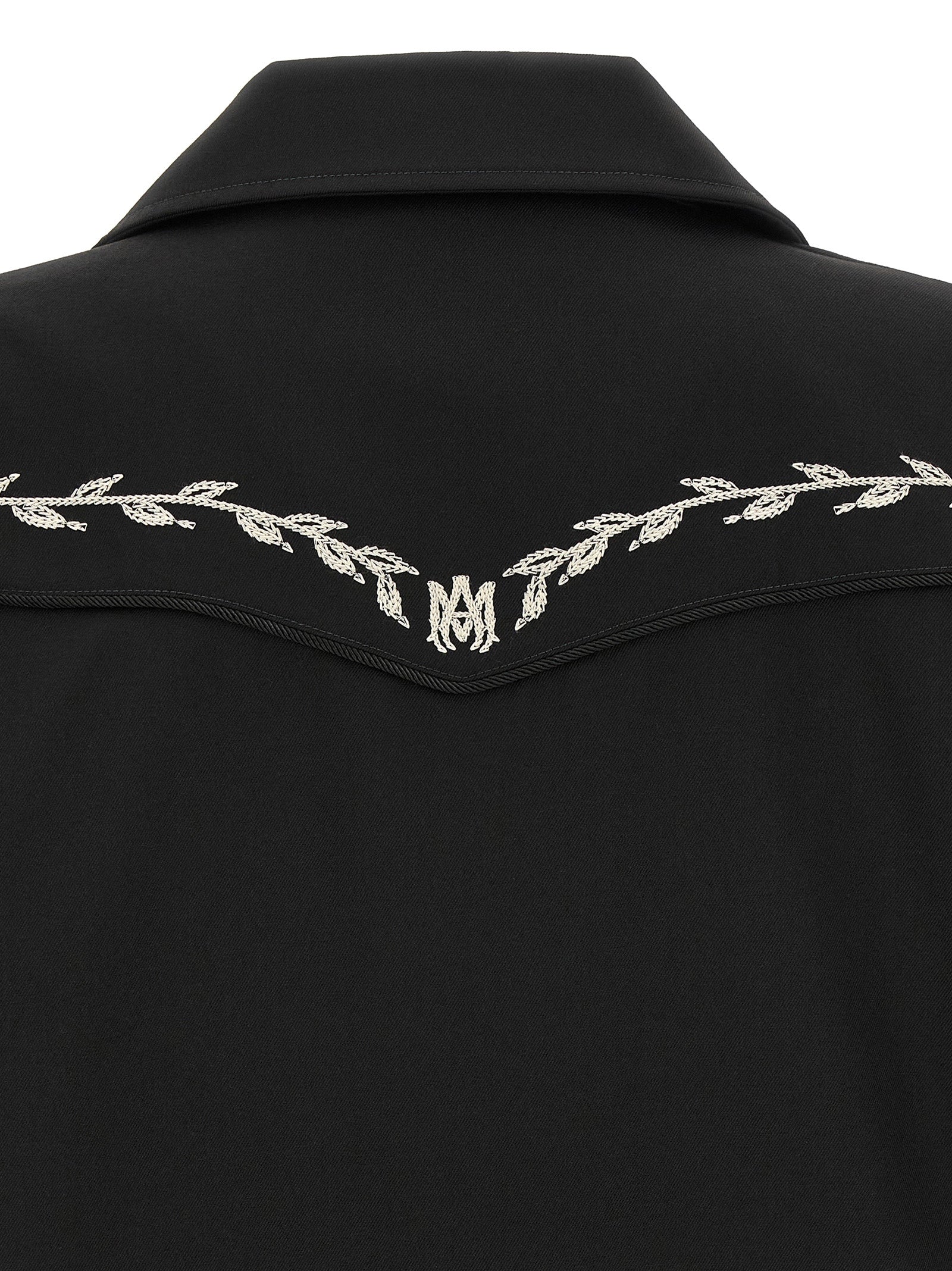 Amiri Black Polyester Full-Length Jacket