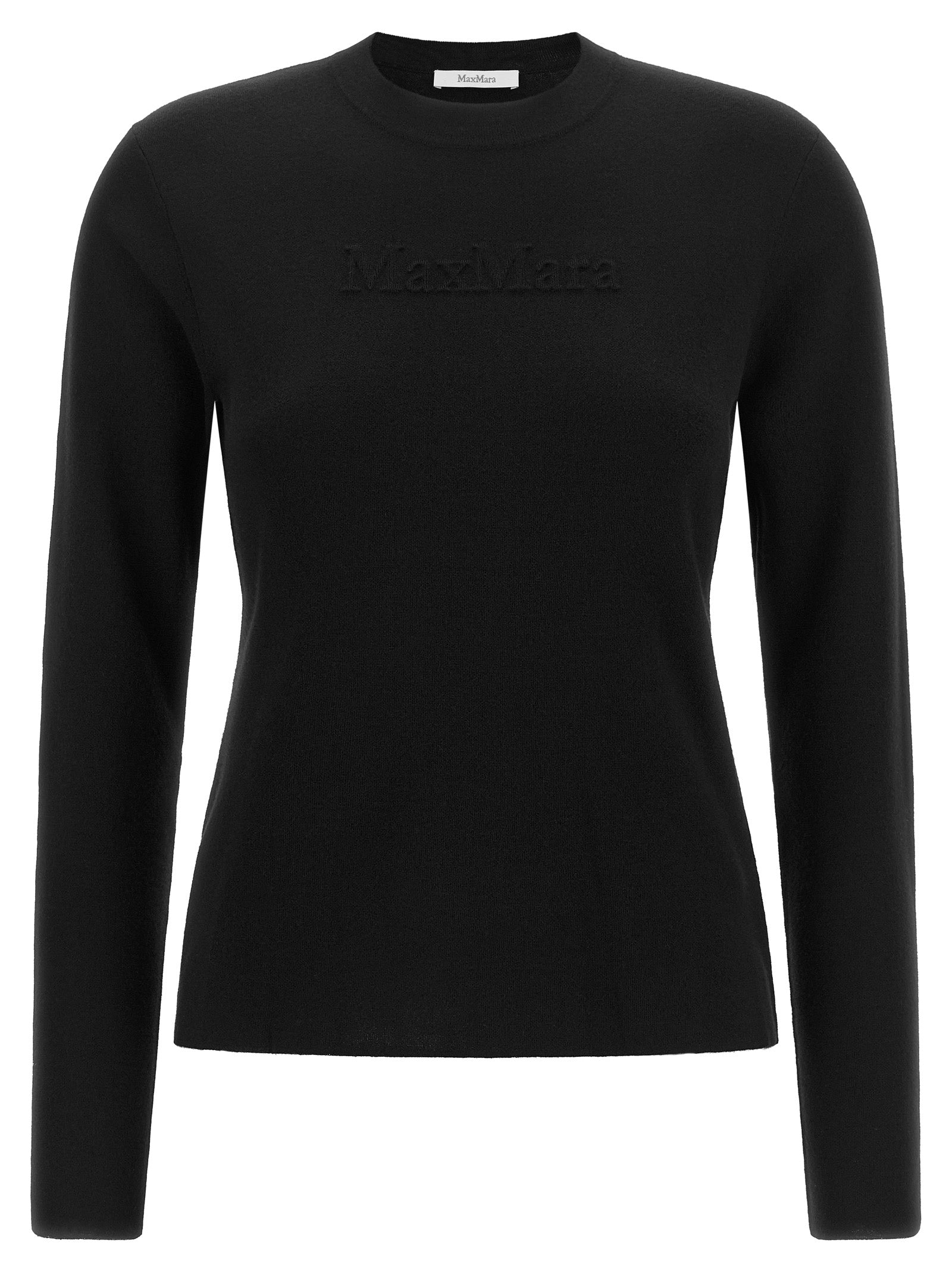 Max Mara Black Virgin Wool Cardigan