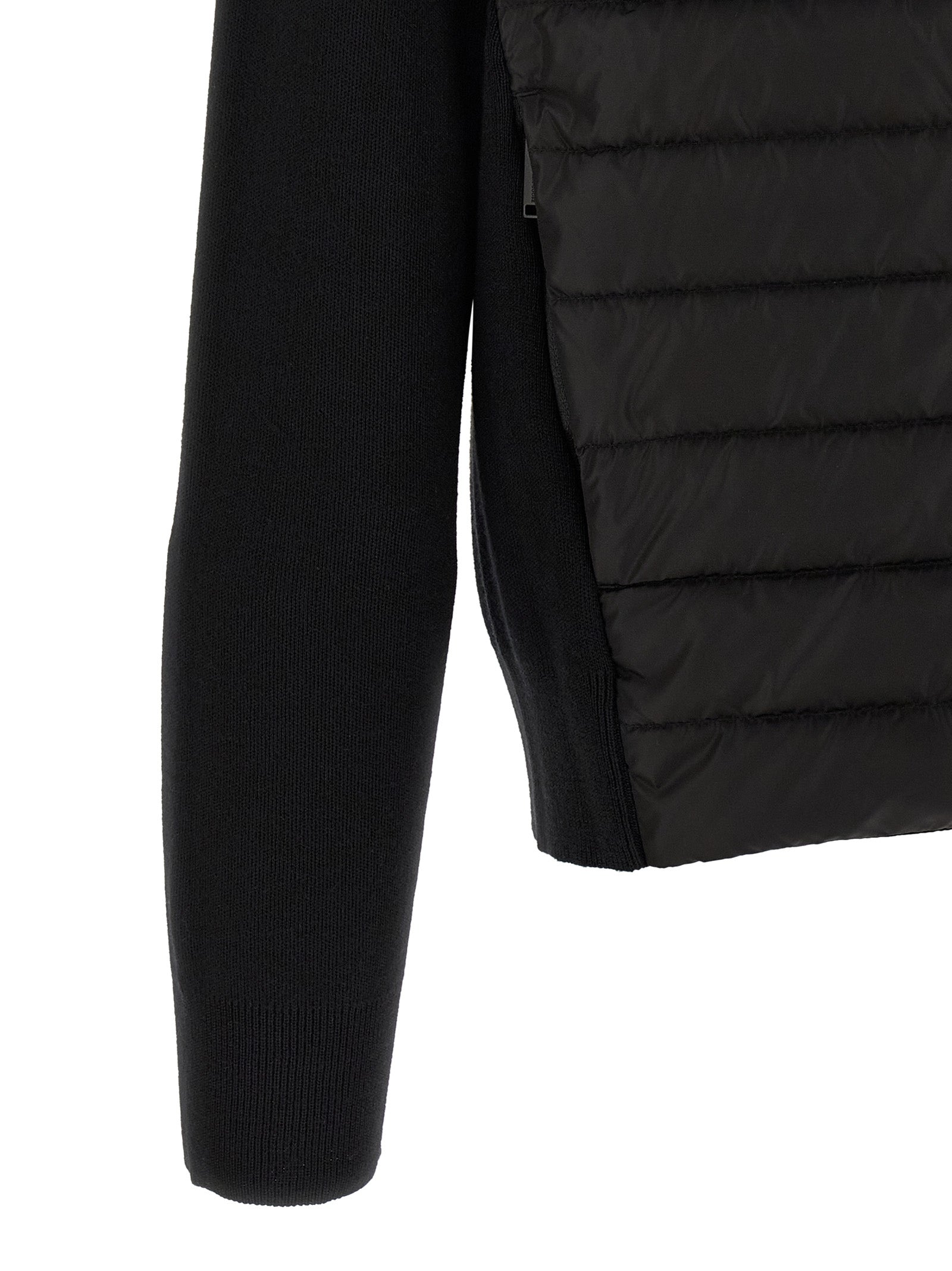 Canada Goose Black Wool Full-Length Jacket