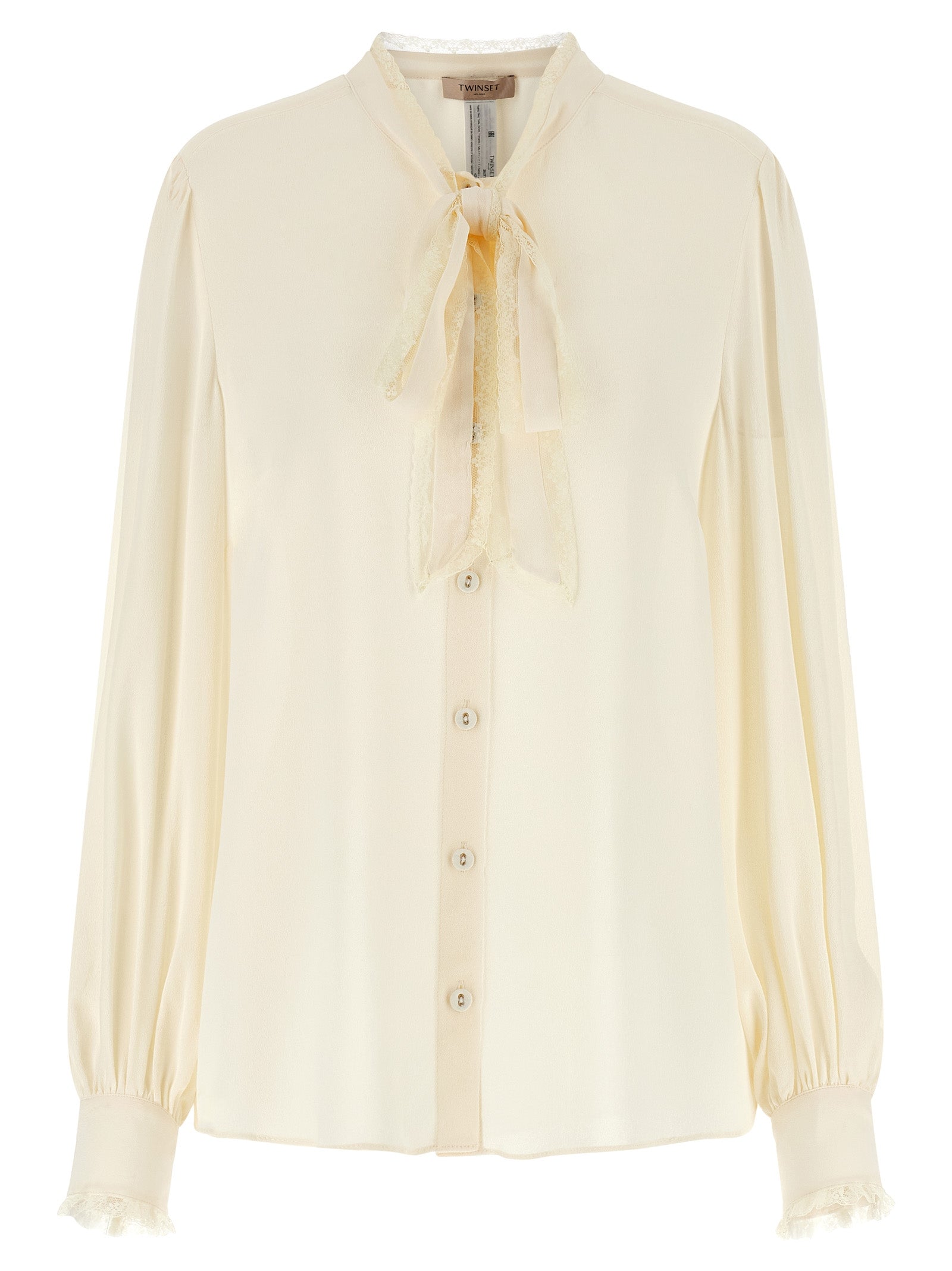 Twinset White Viscose Blouse