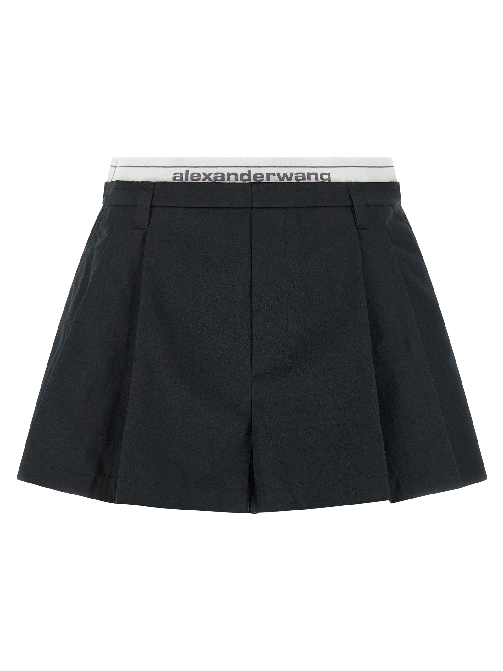 Alexander Wang Black Cotton Bermuda Shorts