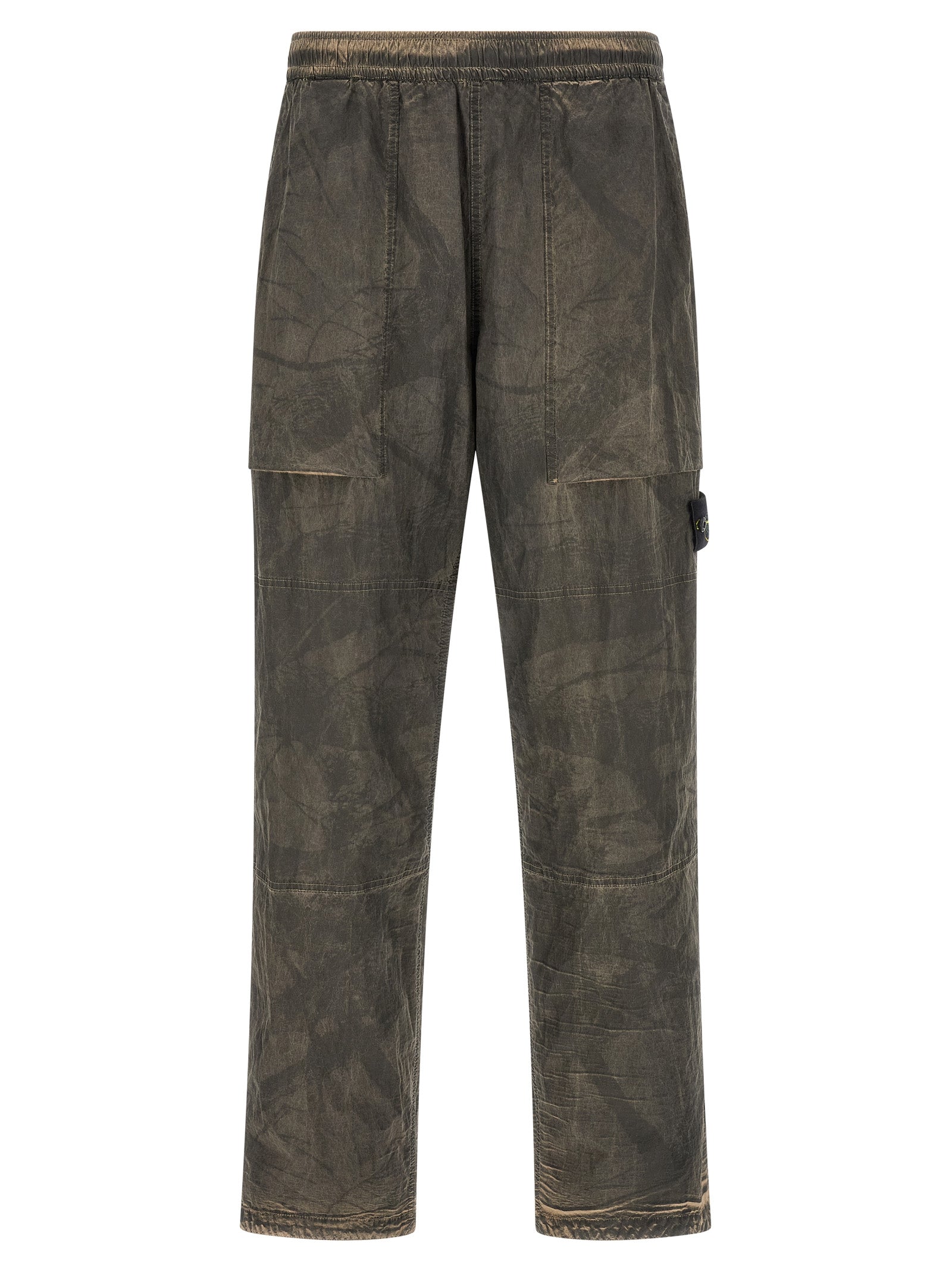 Stone Island Gray Polyamide Casual Pants