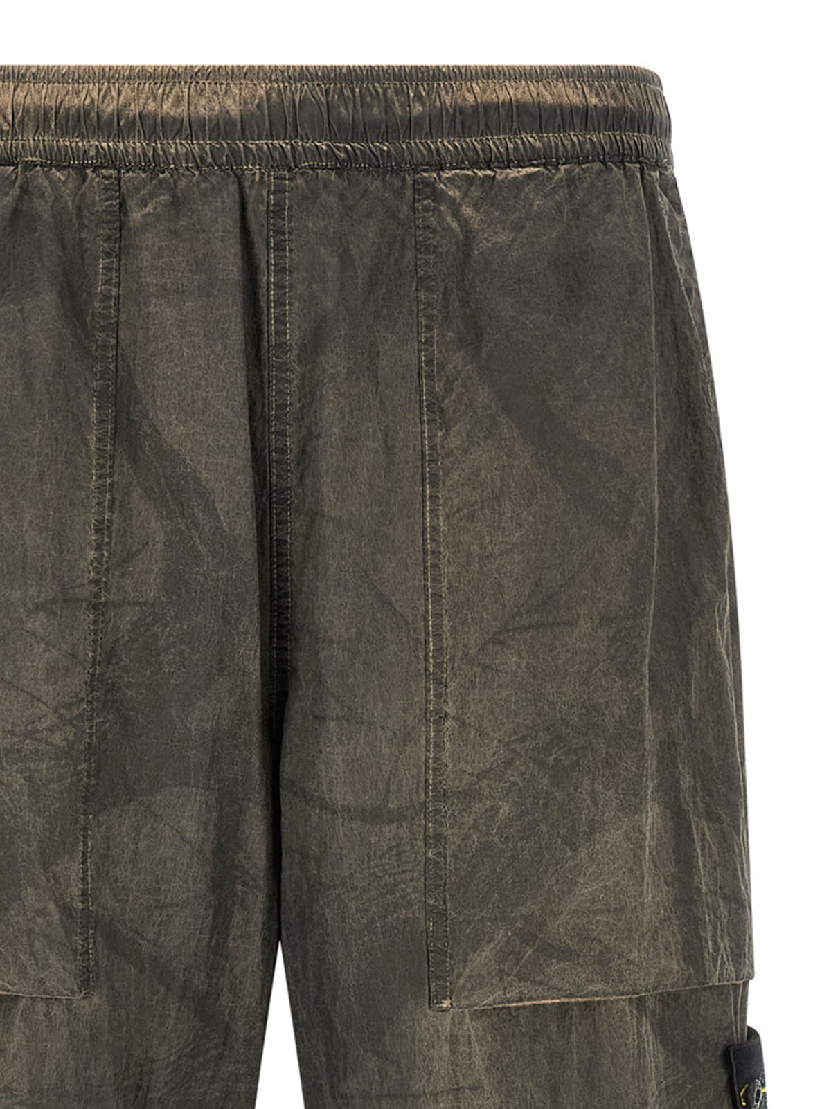 Stone Island Gray Polyamide Casual Pants