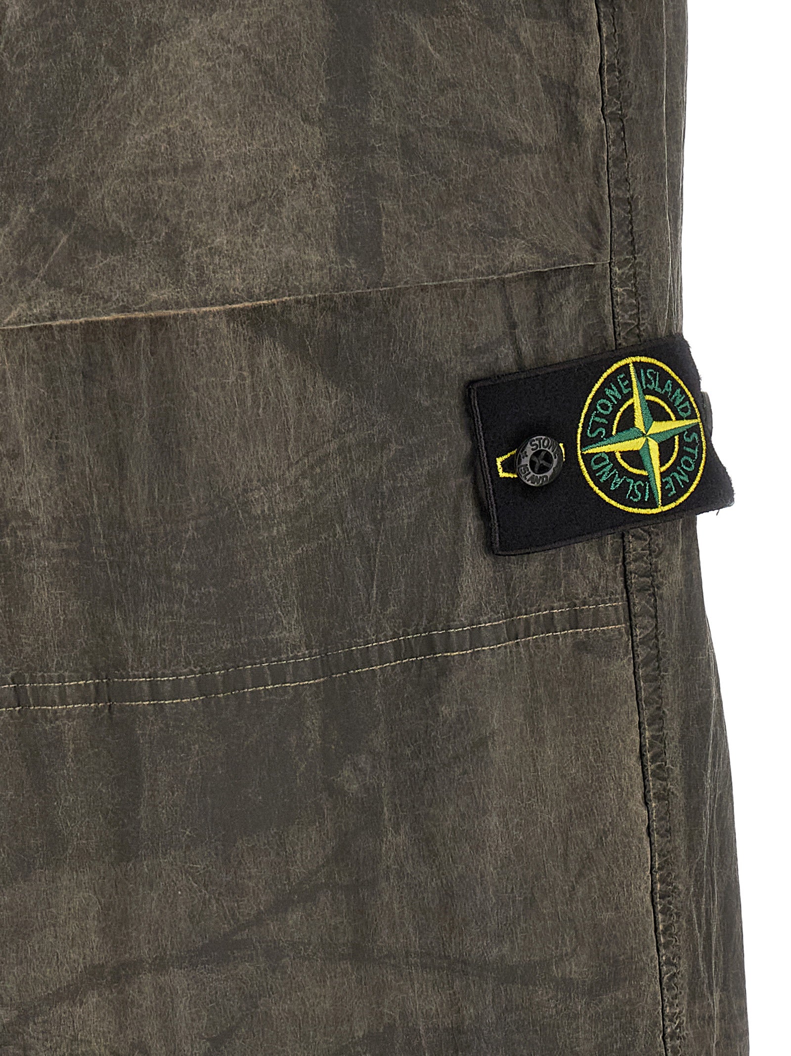 Stone Island Gray Polyamide Casual Pants