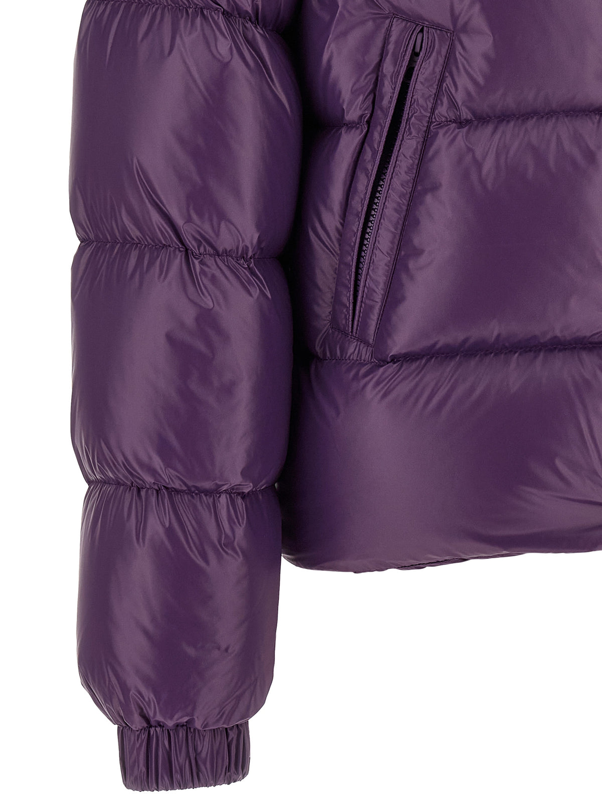 Moncler Purple Polyamide Shell Jacket