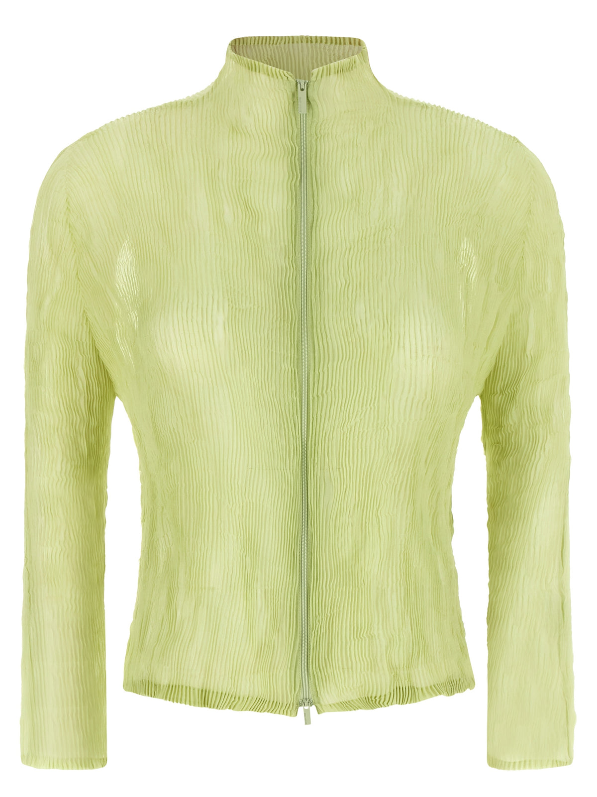 Issey Miyake Bicolor Polyester Cardigan