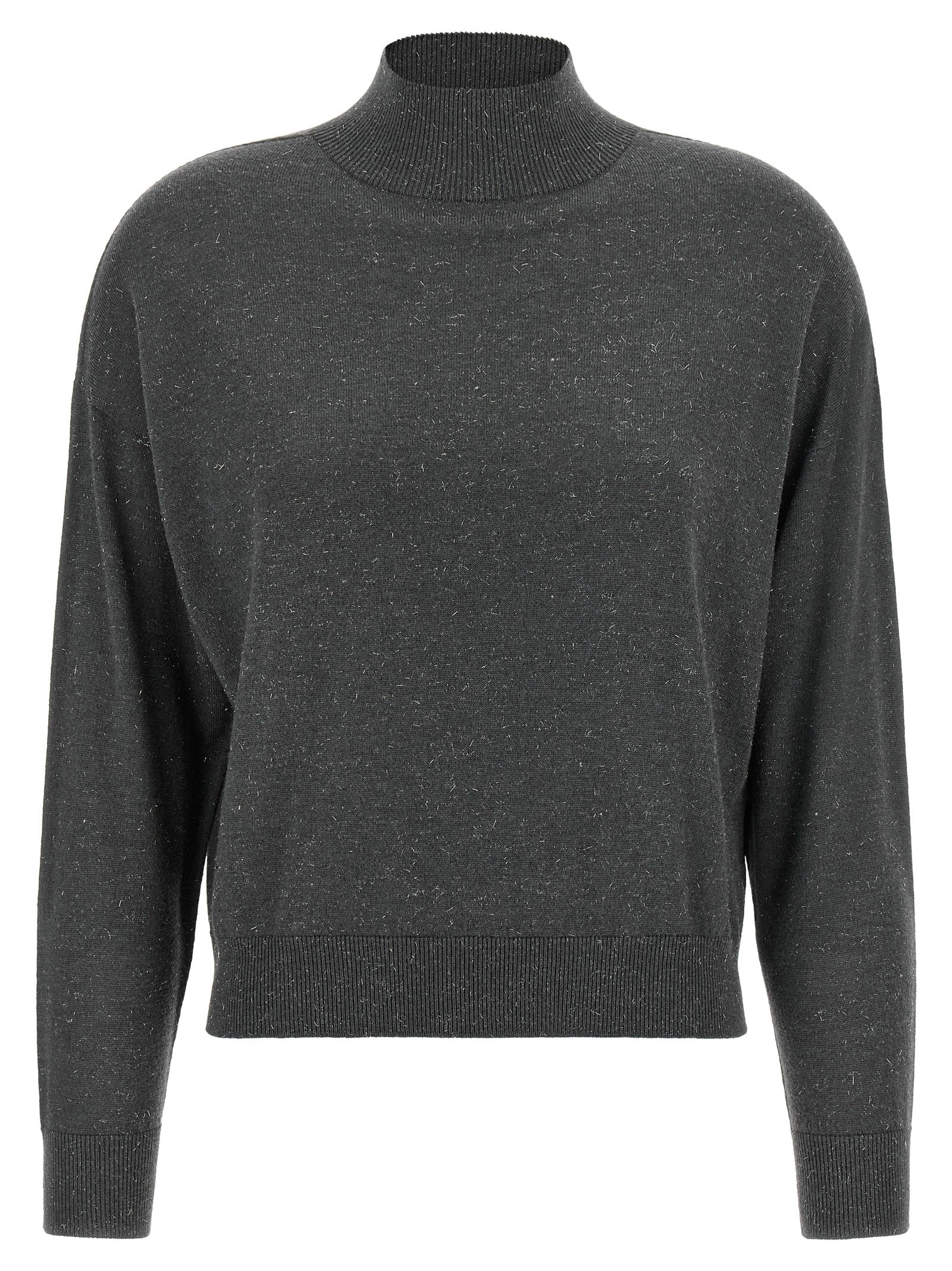 Peserico Gray Virgin Wool Cardigan