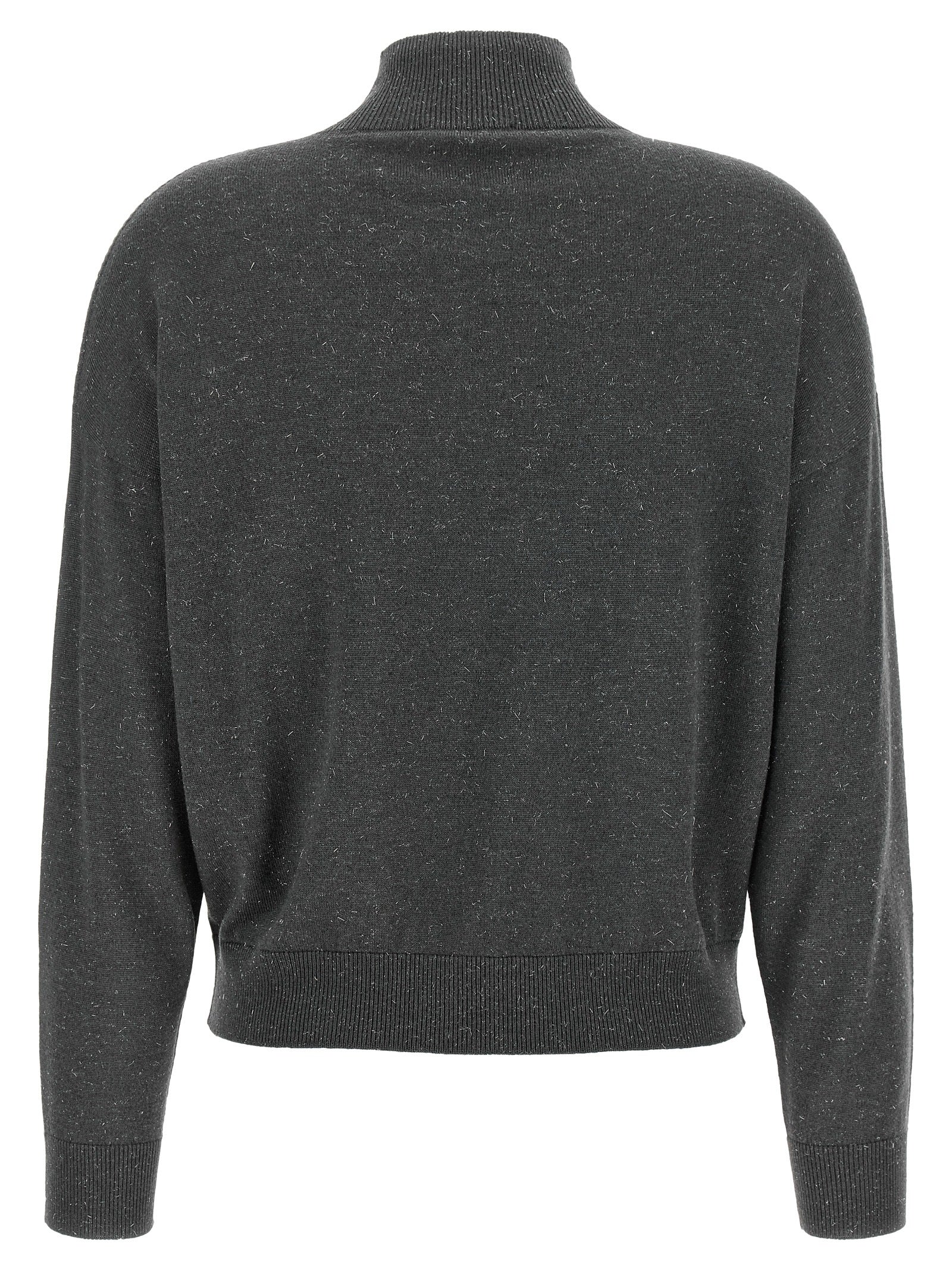 Peserico Gray Virgin Wool Cardigan